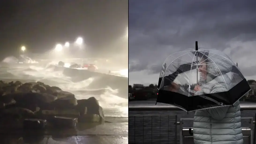 Thousands of Brits left without power as 'danger to life' storm batters UK with 93mph winds