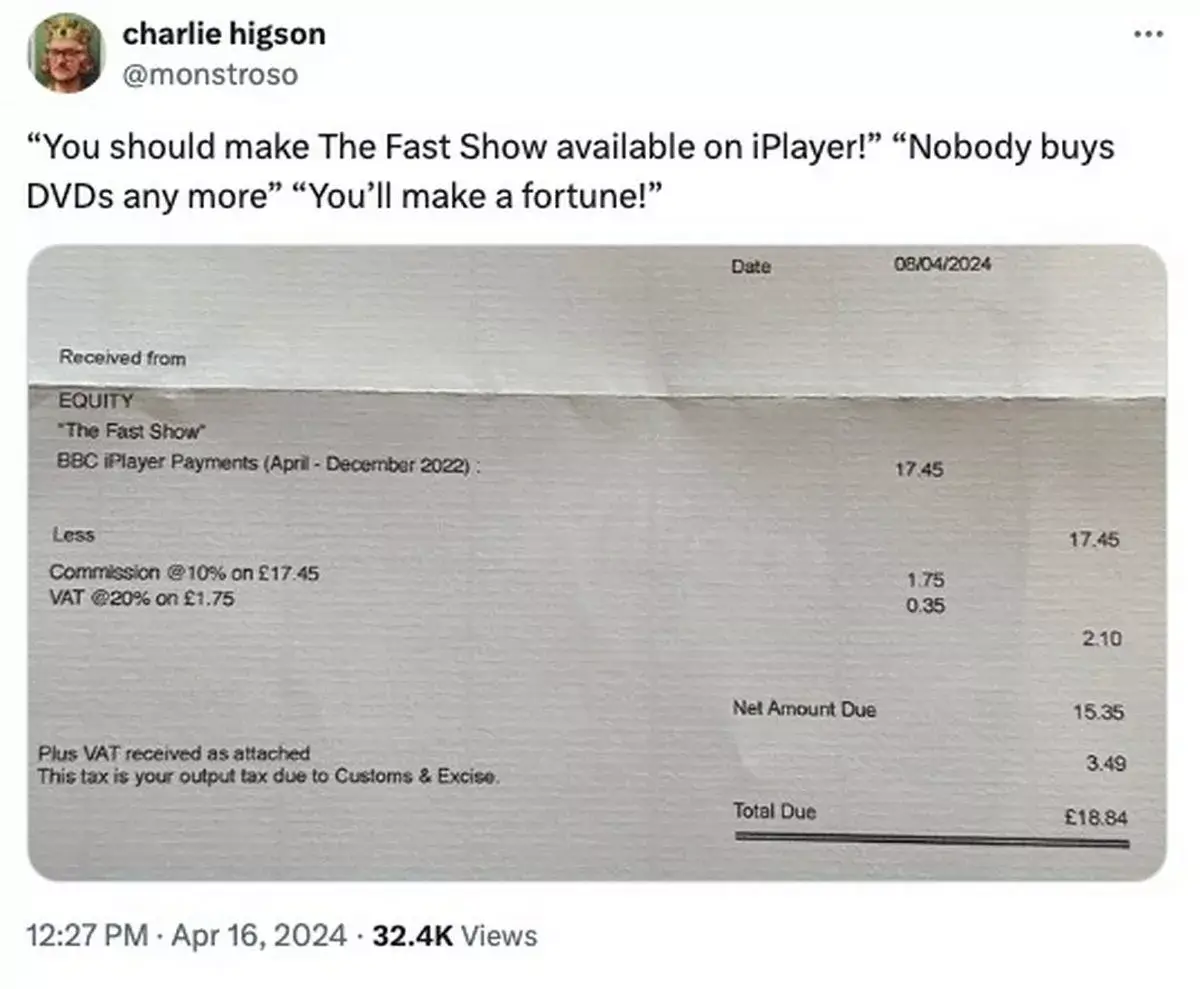 His followers were stunned. (X/@monstroso)