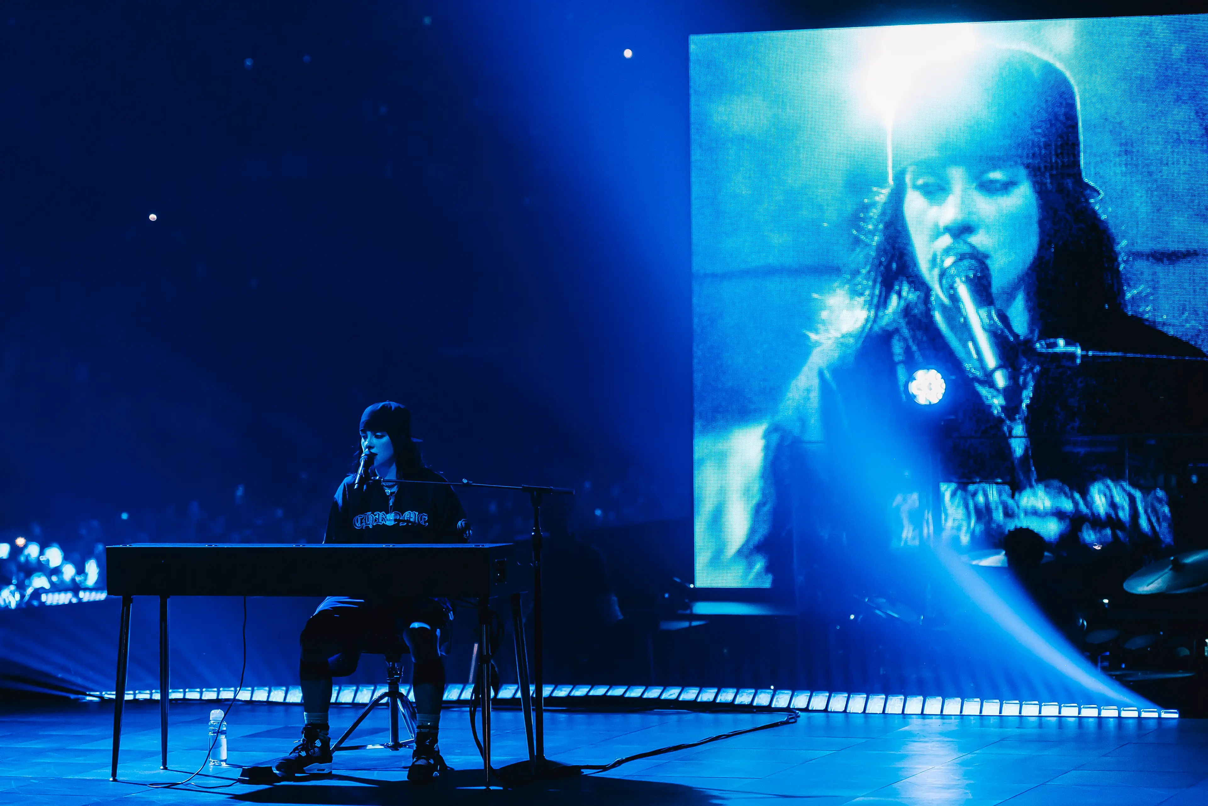 Billie Eilish fans camped out for days ahead of her concert (Photo by Naomi Rahim/Getty Images for Live Nation)