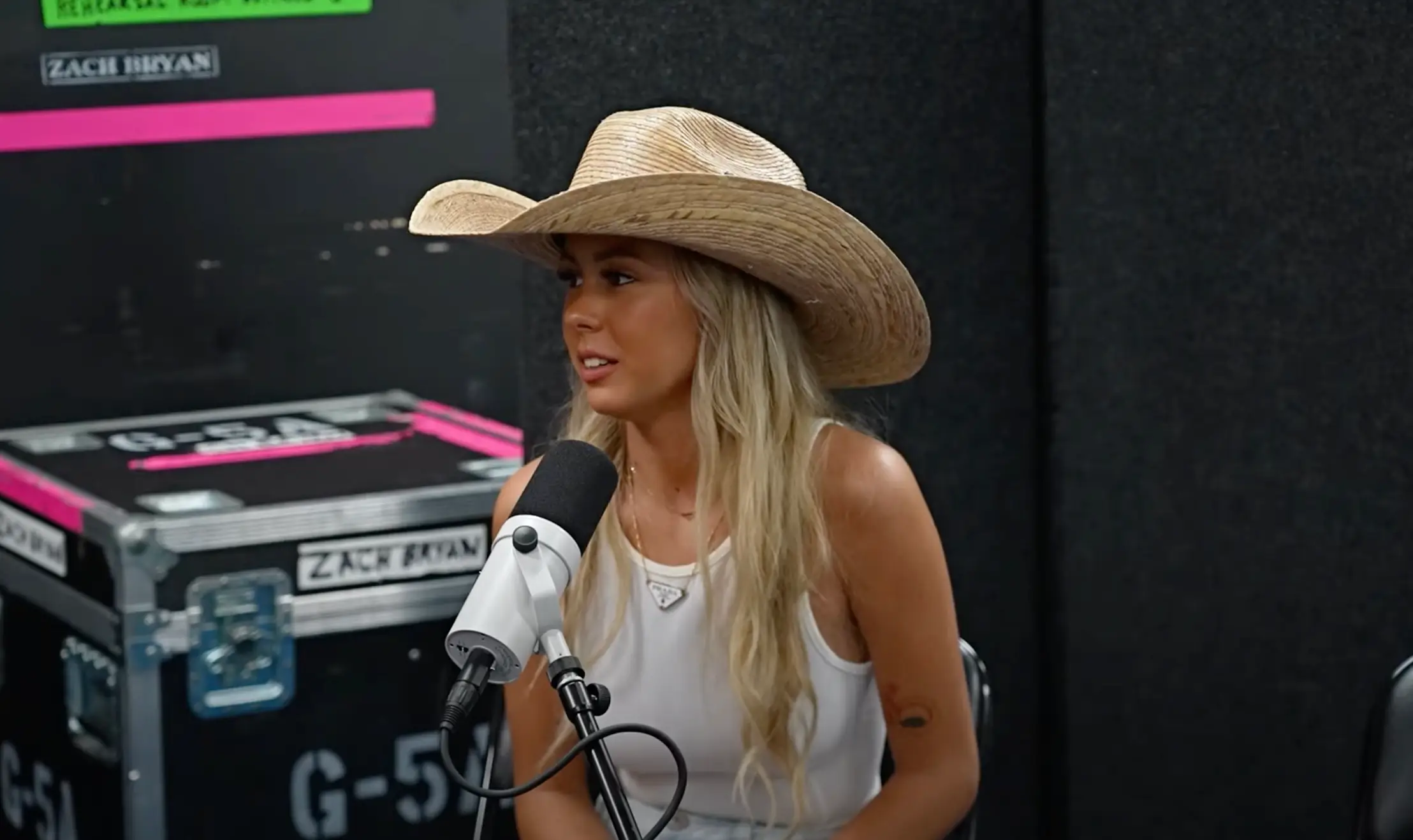 The 23-year-old said her family have found the whole thing 'funny'. (YouTube/PlanBriUncut)