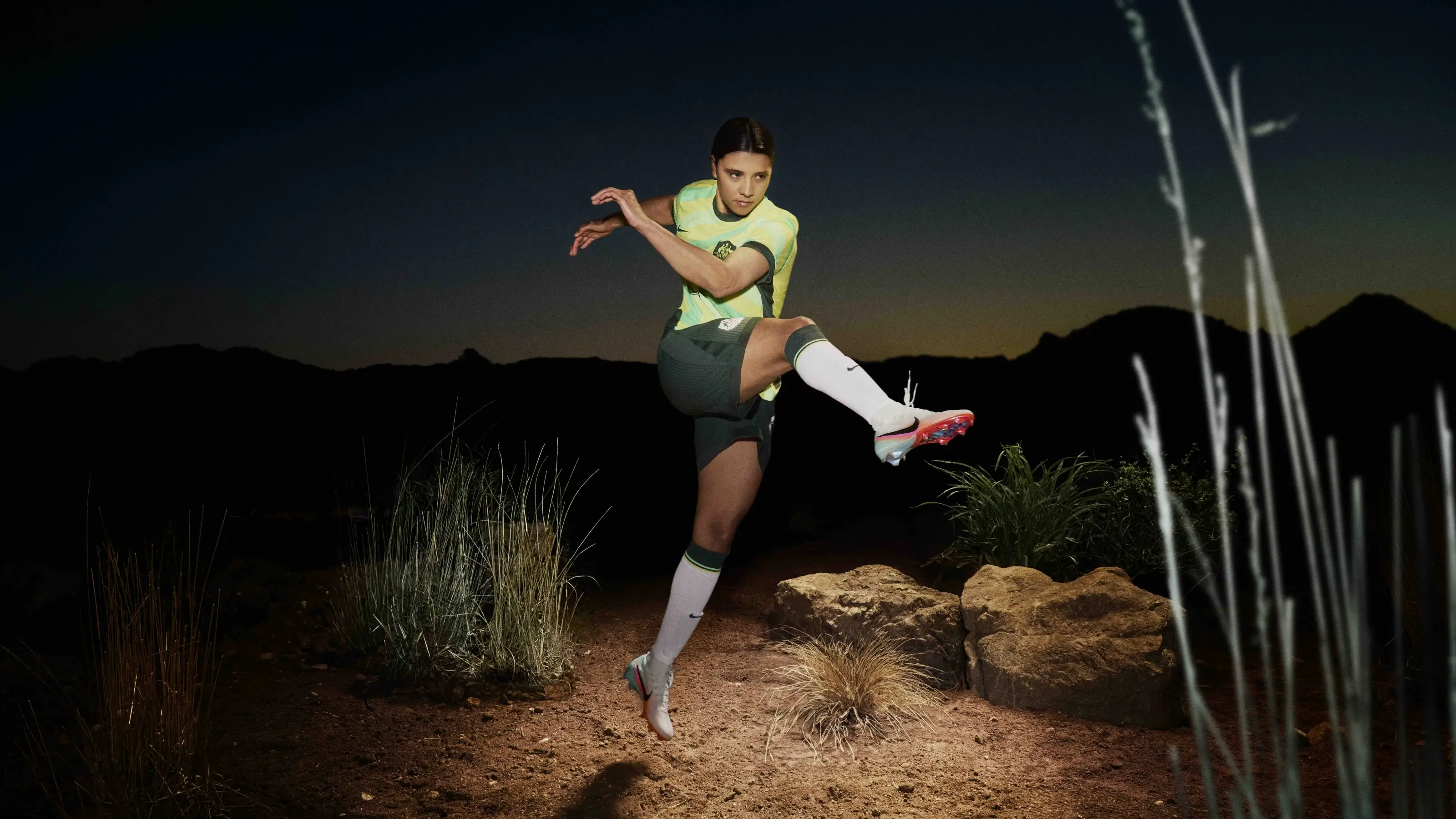 Sam Kerr credits Perth for her success, and is paying tribute to the city with a brand new Nike boot