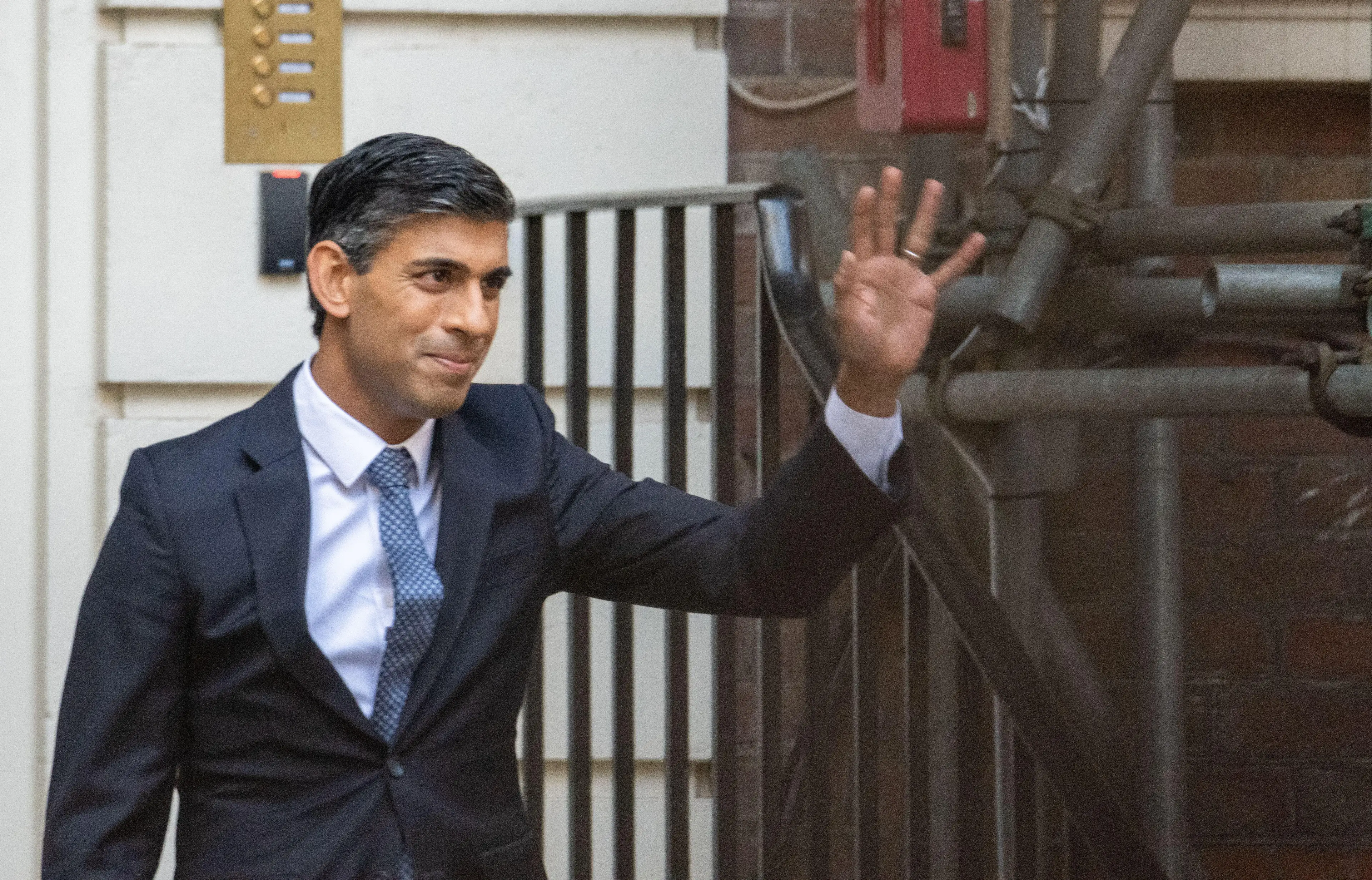 Rishi Sunak was in the North promoting the 'Levelling Up' programme.