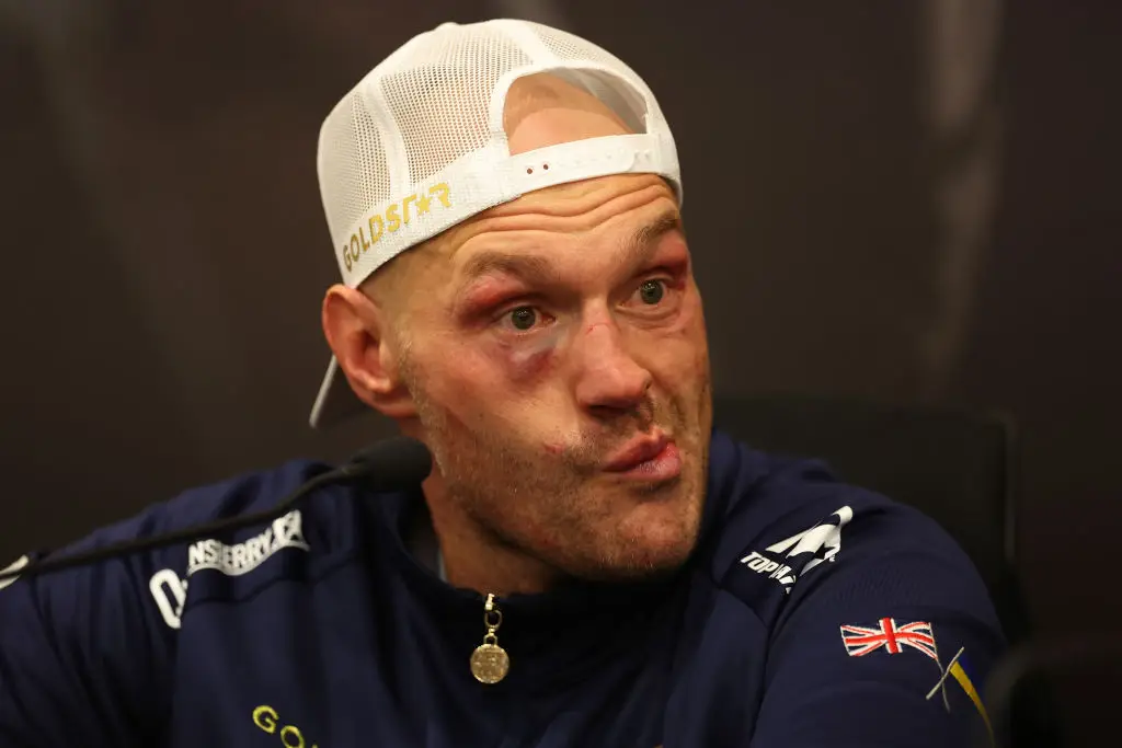 Fury could next face Usyk in October. (Richard Pelham/Getty Images)