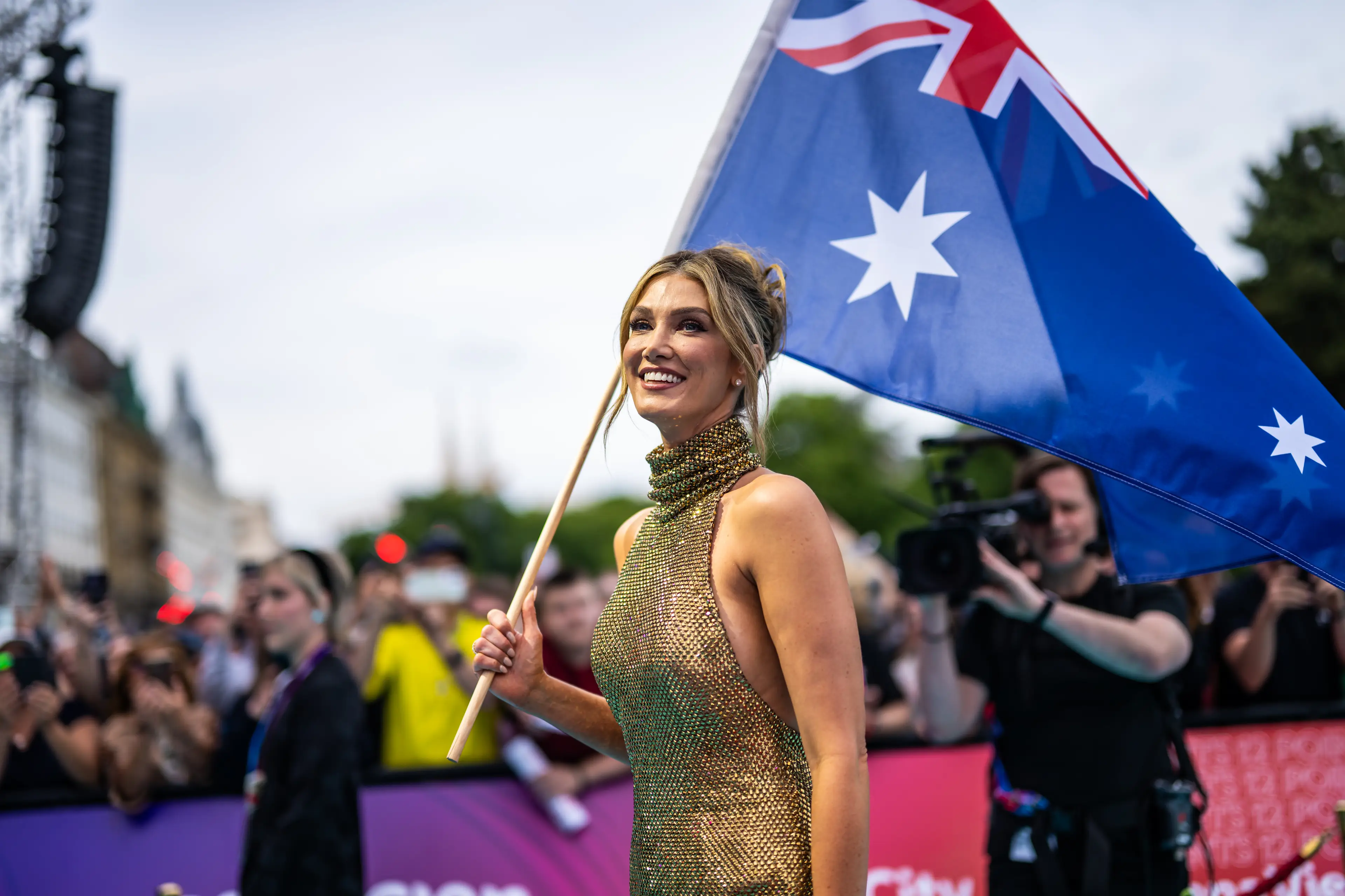 Goodrem had previously had surgery which led to her needing speech therapy (Christian Bruna/Getty Images)