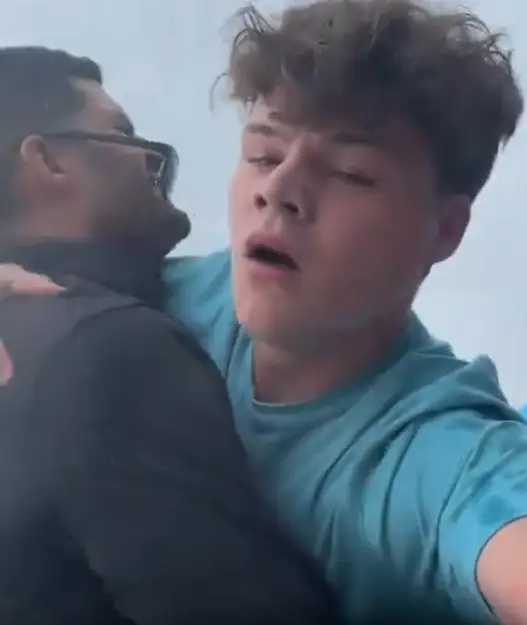 Jack Doherty uploaded footage of the crash (X/Jack Doherty)