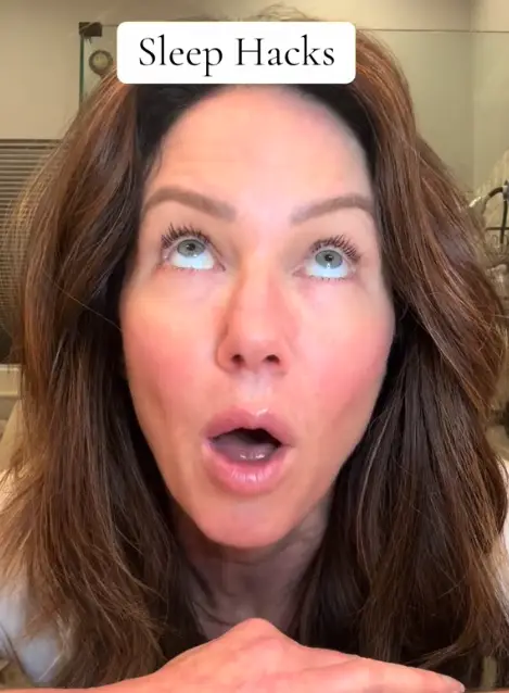 Heather had some advice on how to get back to sleep for her TikTok followers (