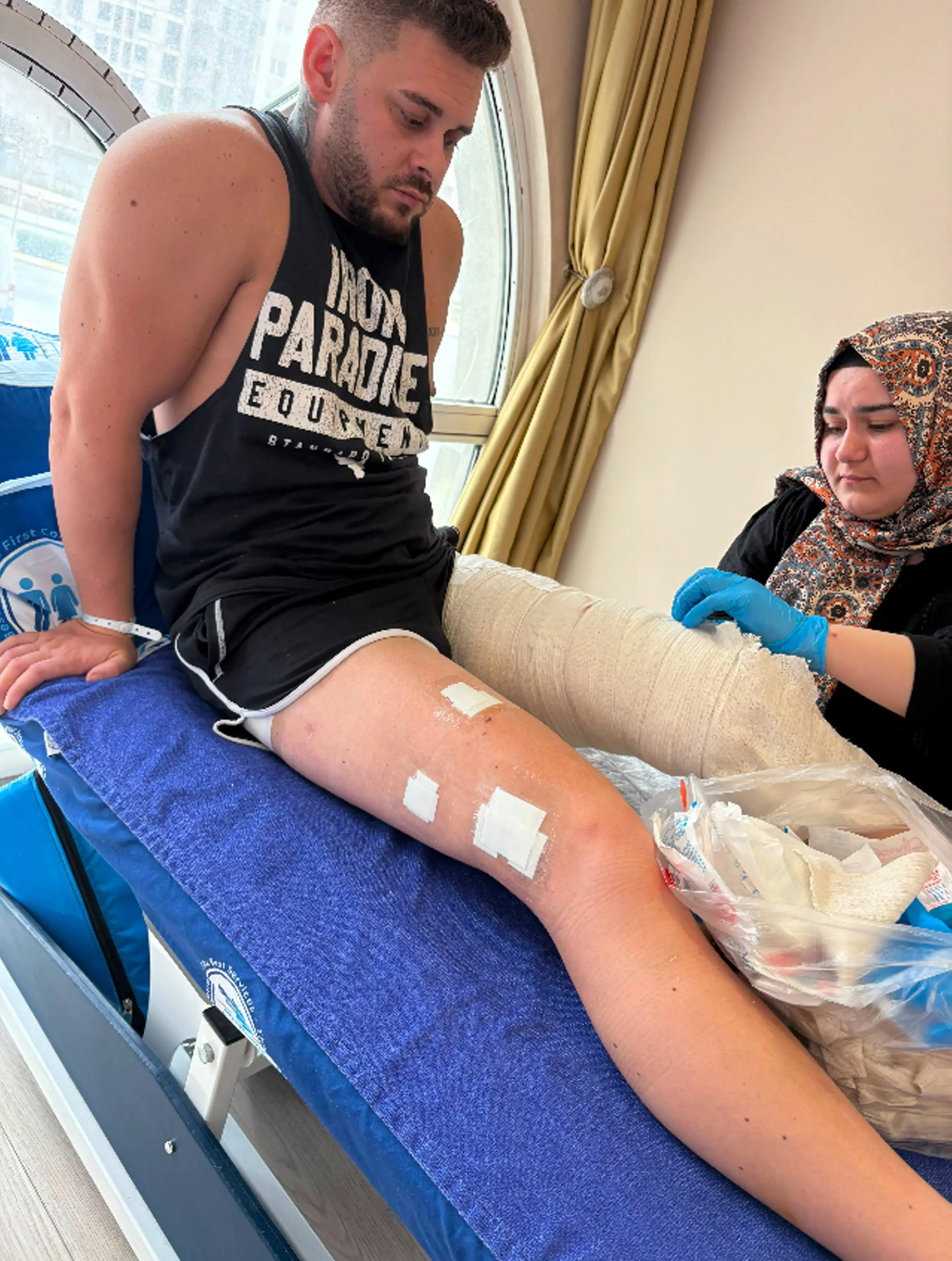 The leg extension surgery cost £20,000 (SWNS)