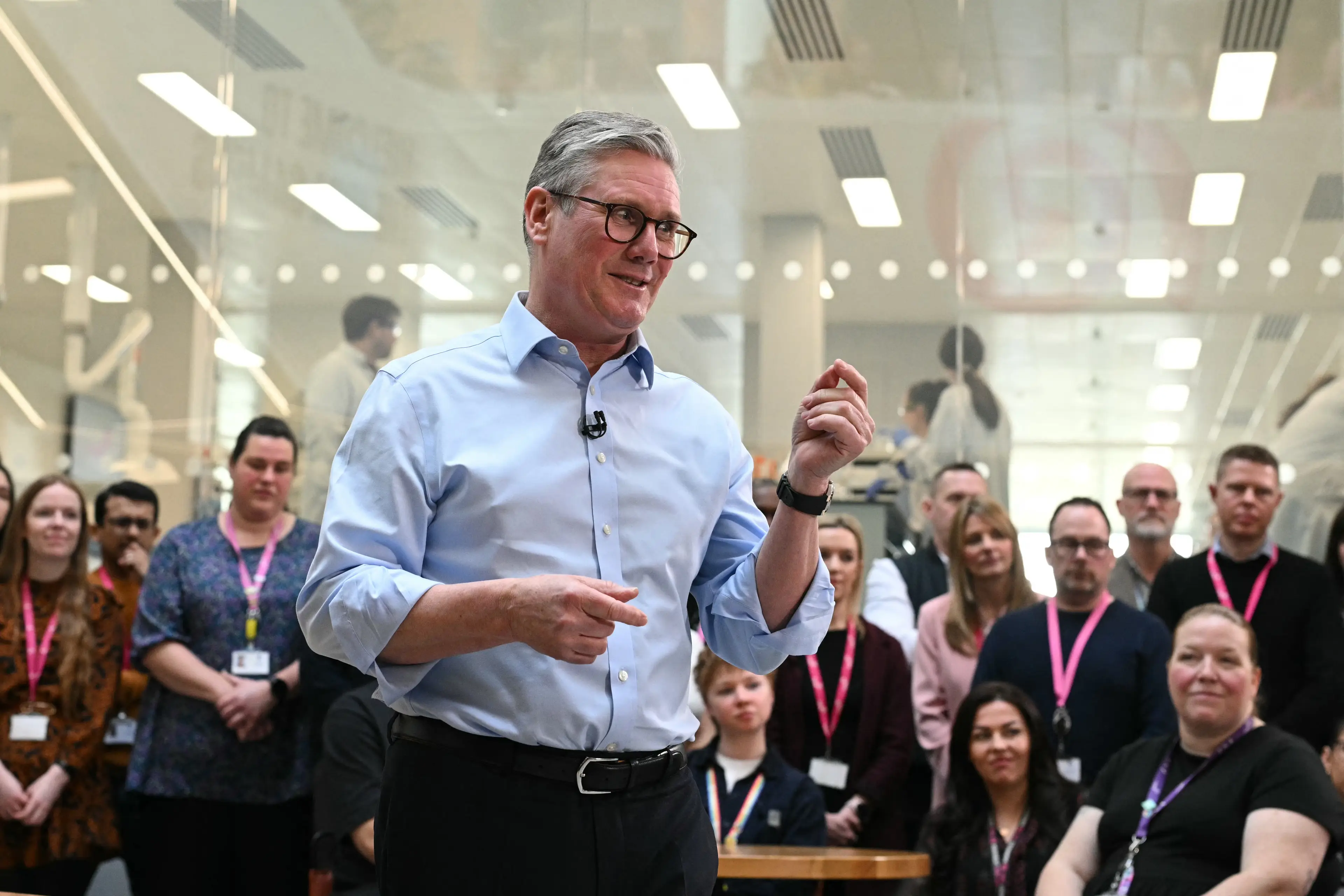 The PM made the announcement this morning in Hull (OLI SCARFF/POOL/AFP via Getty Images)