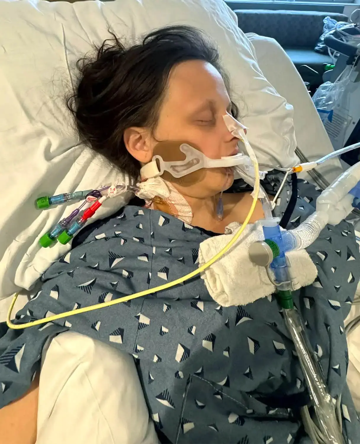 Trinity was hospitalised after trying fermented swordfish a friend had prepared (GoFundMe)