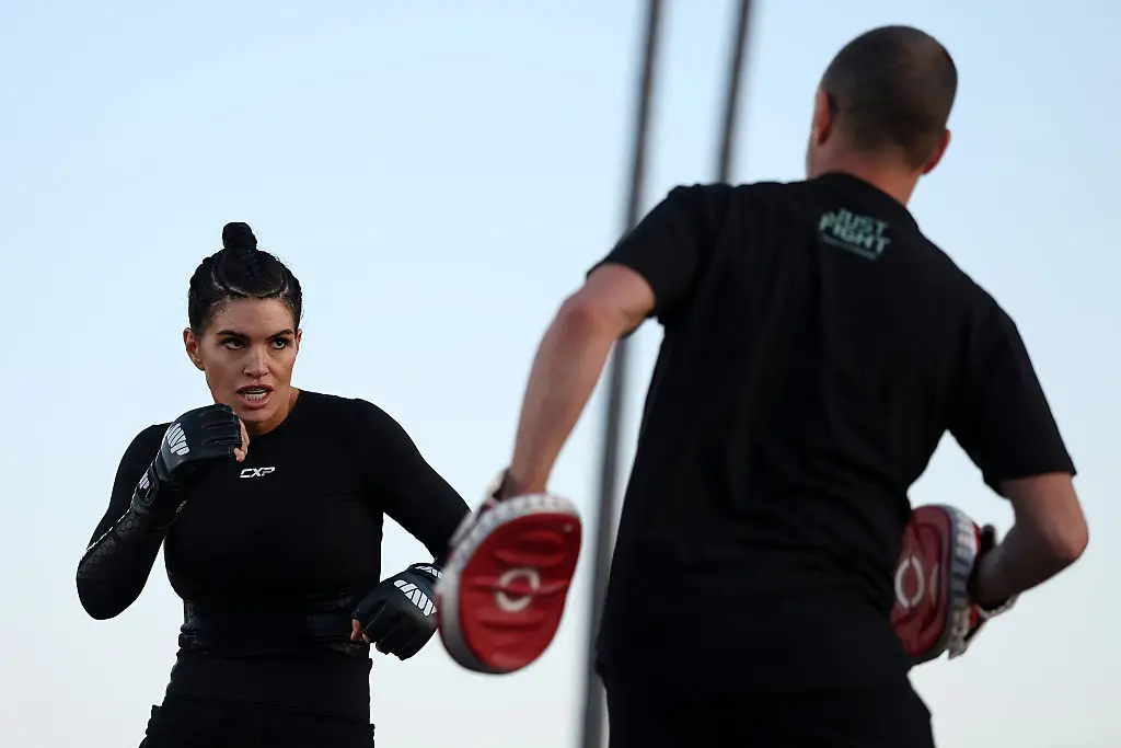 Carano's last fight was a loss against Cris Justino in 2009 (Sarah Stier/Getty Images for Netflix)