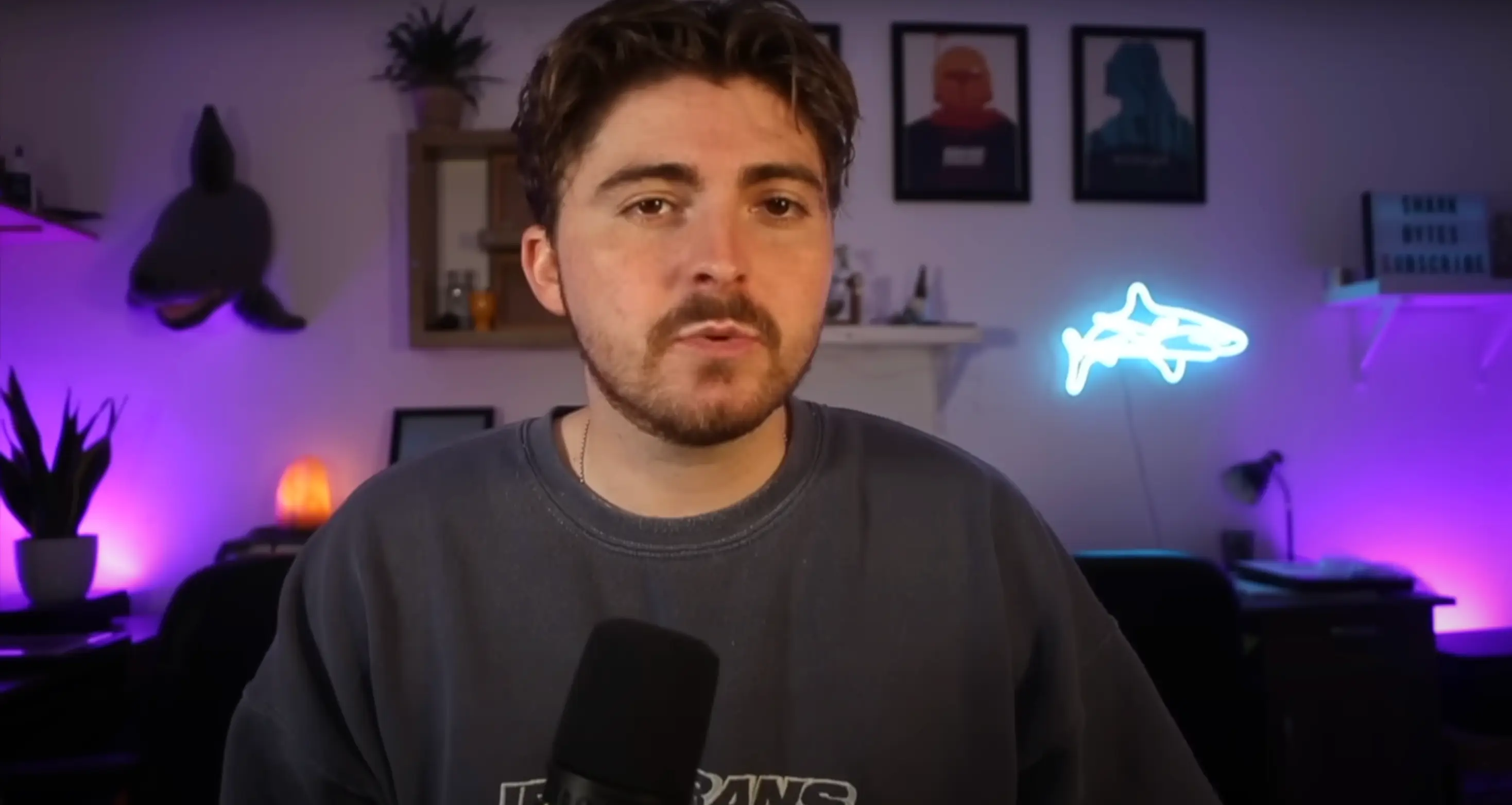 He gave his take on the attack (YouTube/SHARK BYTES)