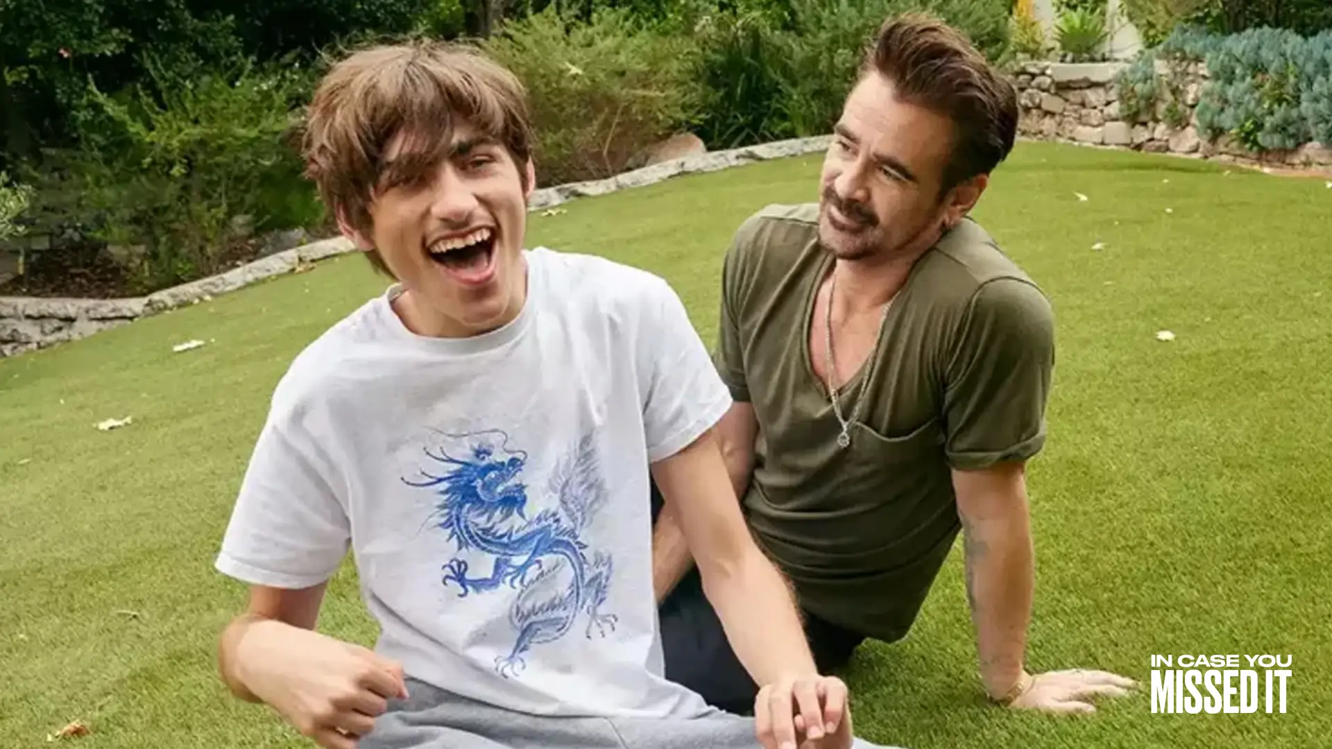 Colin Farrell with son James (LinkedIn)