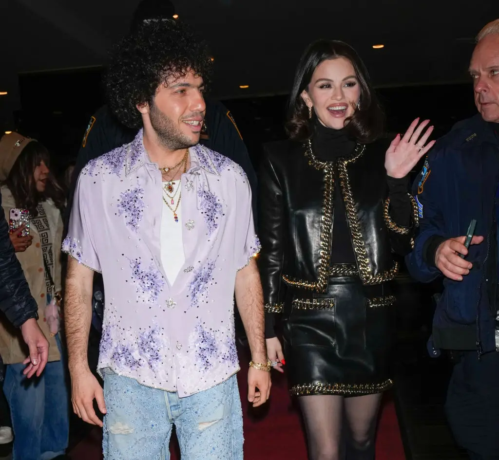 Benny Blanco and his betrothed Selena Gomez (XNY/Star Max/GC Images)