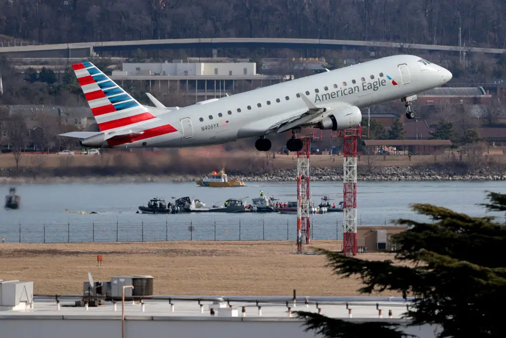 The crash involved an American Eagle jet operating as American Airlines Flight 5342 (Kayla Bartkowski/Getty Images)