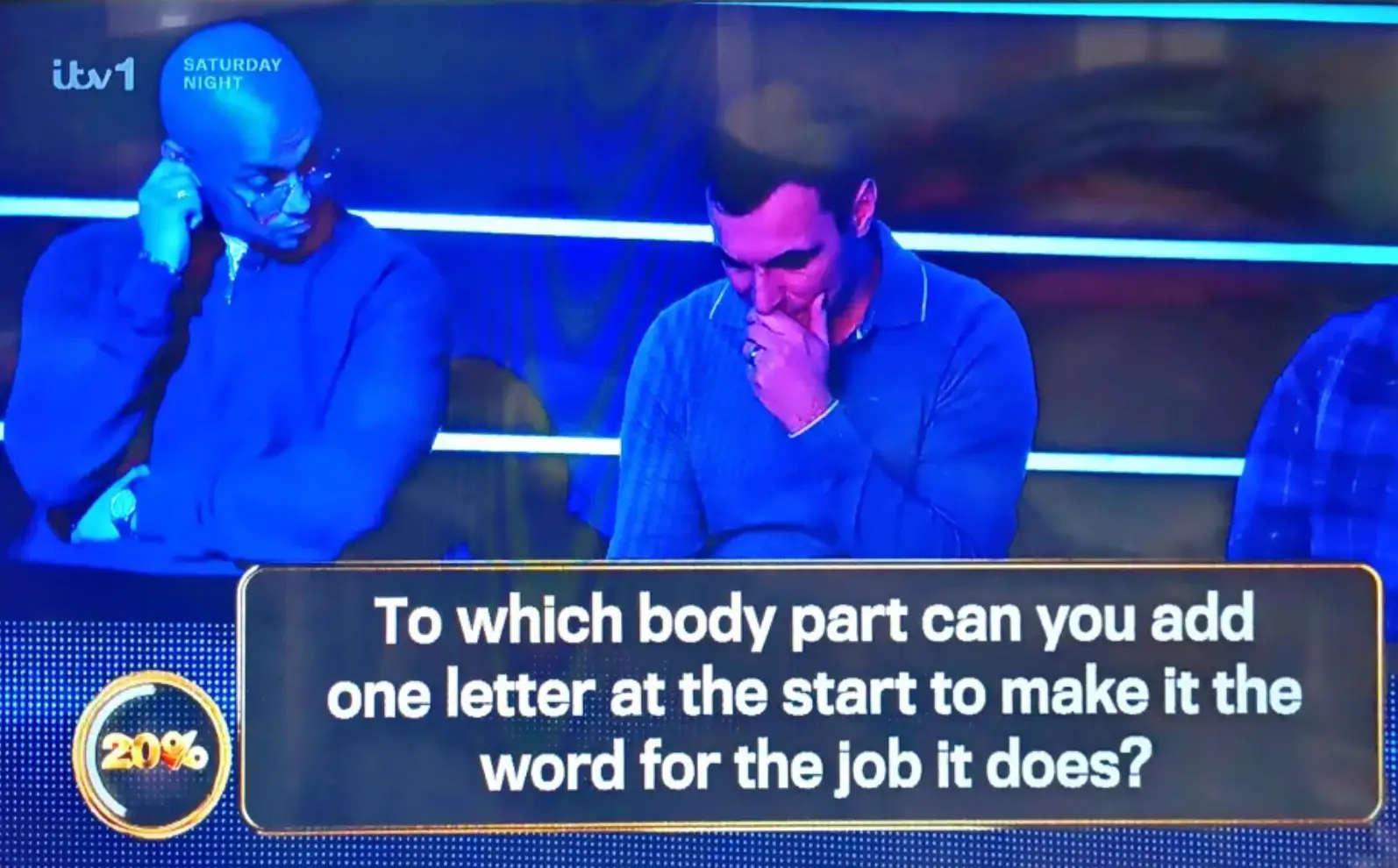 They said he was cheating. (ITV)