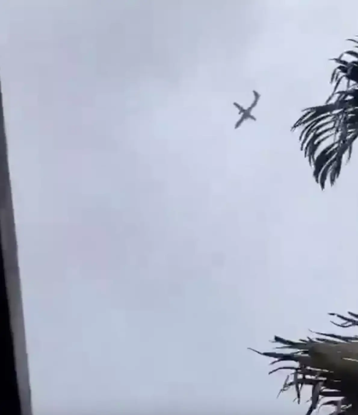 The plane horrifically spun out of control before its tragic end. (X)