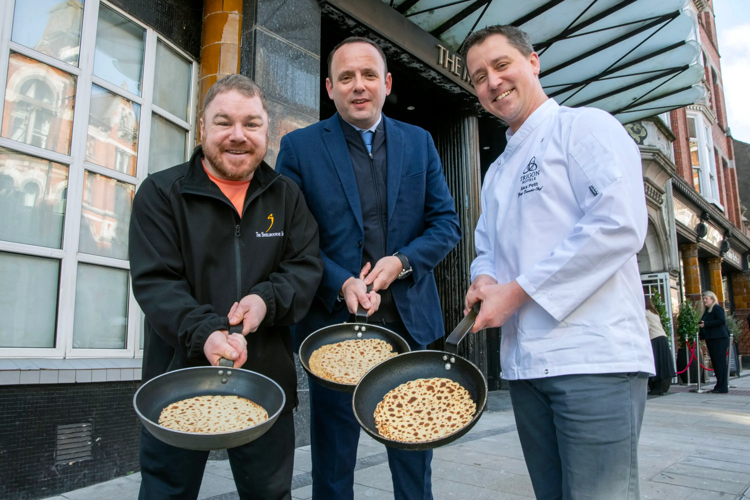 Cork Pancake Race Winner Aaron Mansworth (Twitter/X)