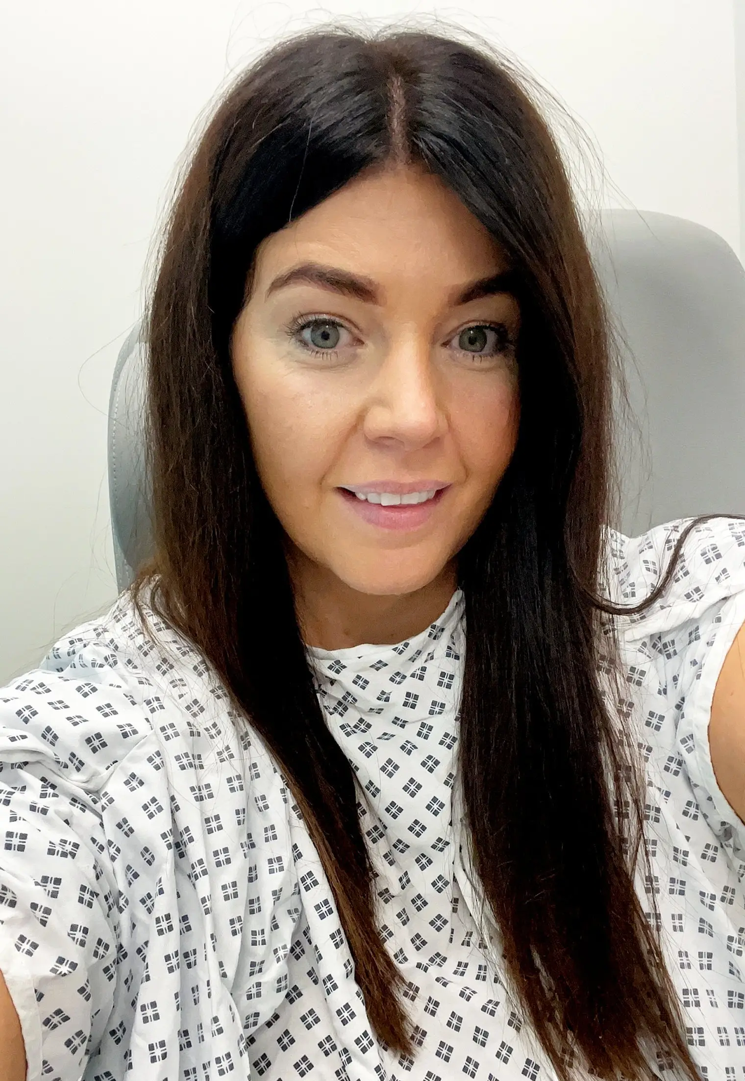 Emma is still on regular doses on Mounjaro, months after her operation (SWNS)