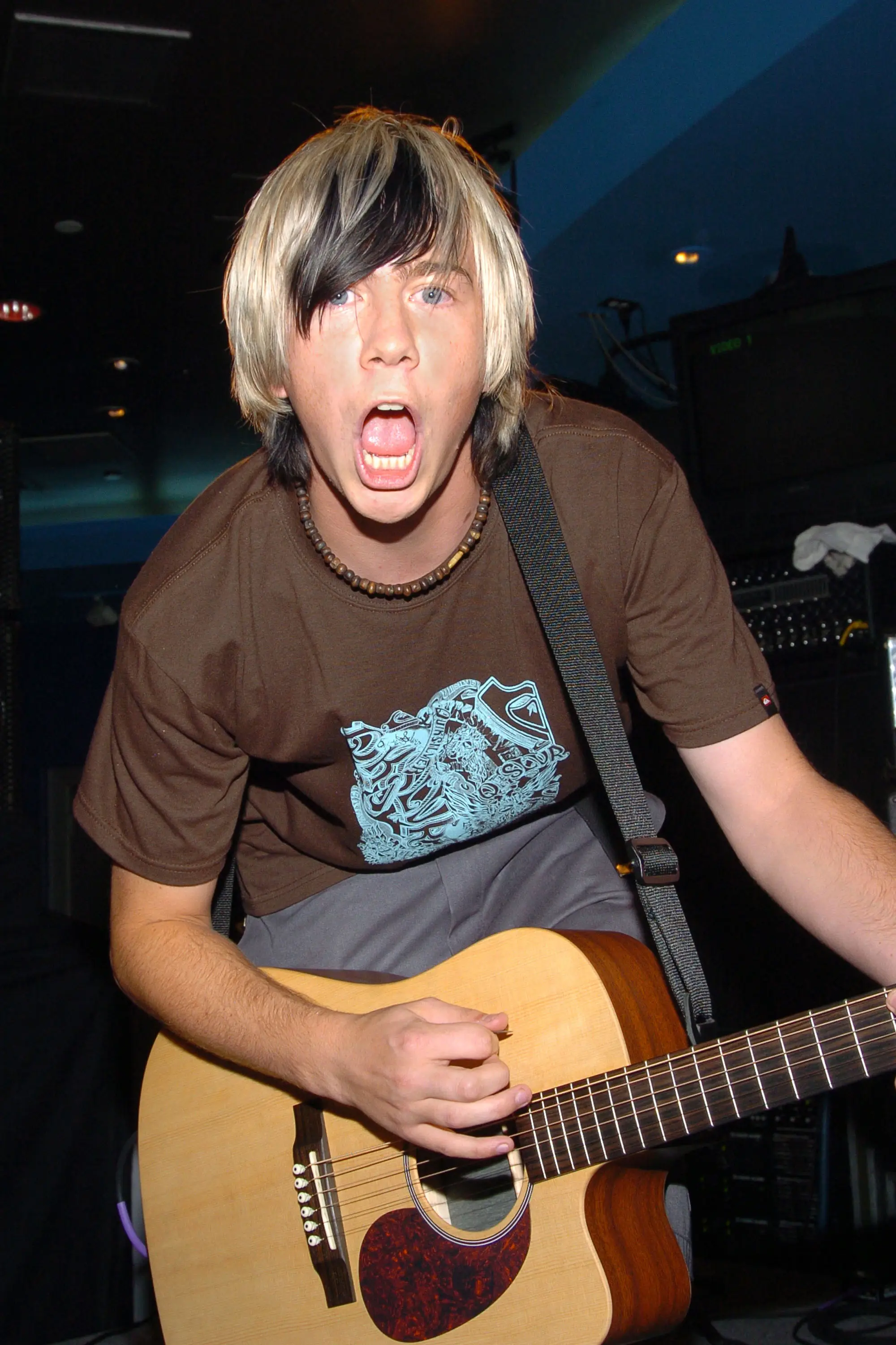 Bourne performing with Busted in 2004. (Lawrence Lucier/FilmMagic)