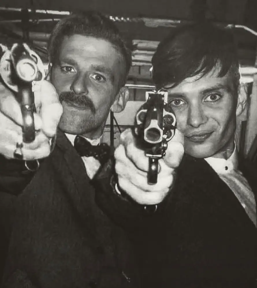 Anderson and Murphy starred side-by-side in all six seasons of Peaky Blinders (Instagram/@boyceyboycey)