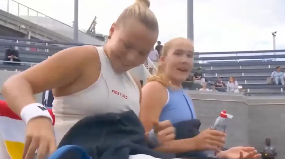 They quickly started laughing as he walked away. (X)