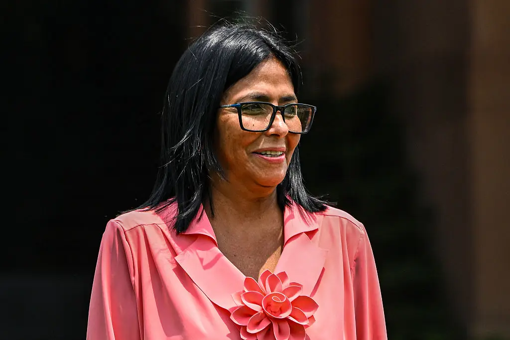 Venezuela's acting president Delcy Rodríguez has called a state of national emergency (Prakash Singh/Bloomberg via Getty Images)