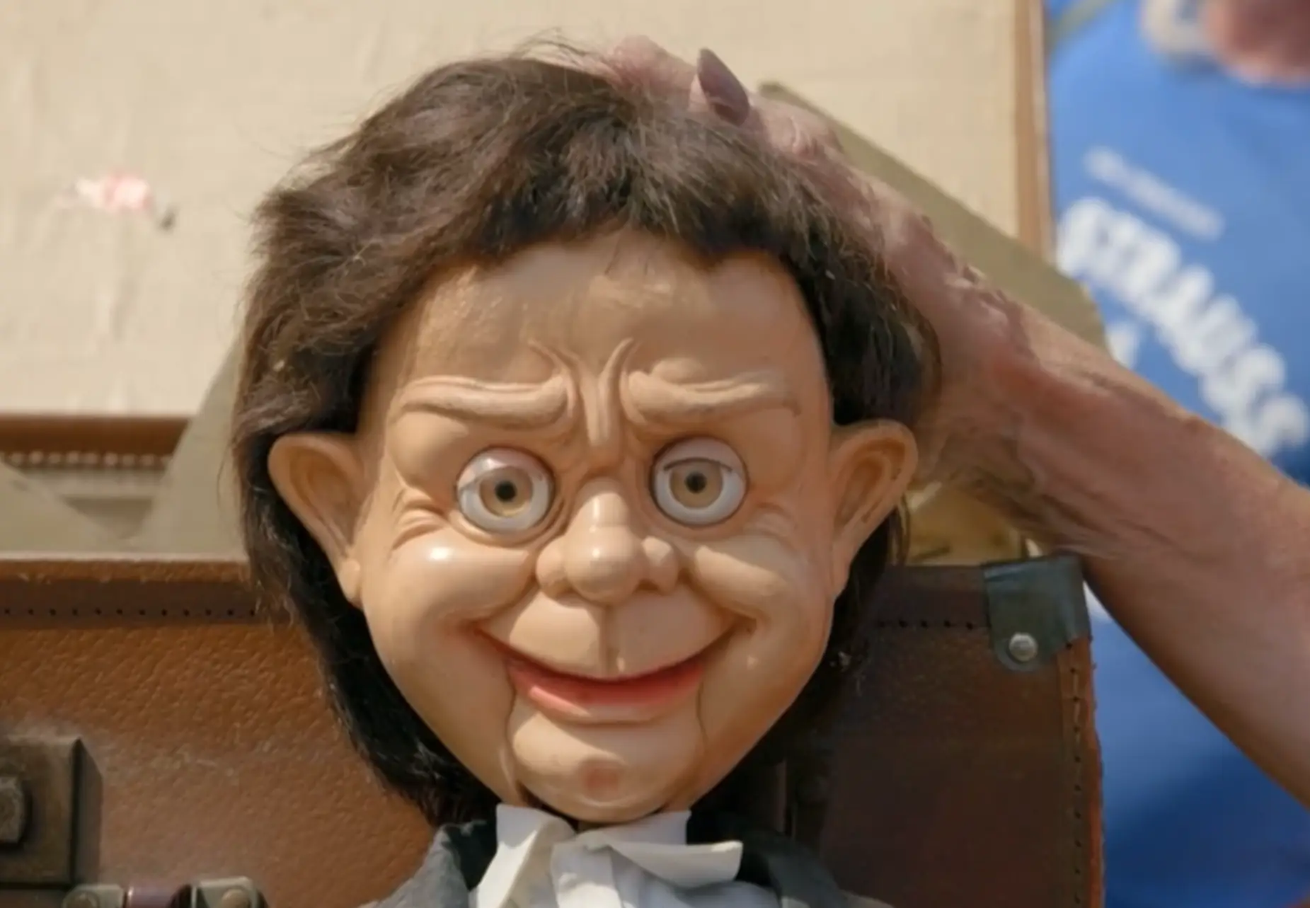 One of the dummies was wearing the guest's father's wig.