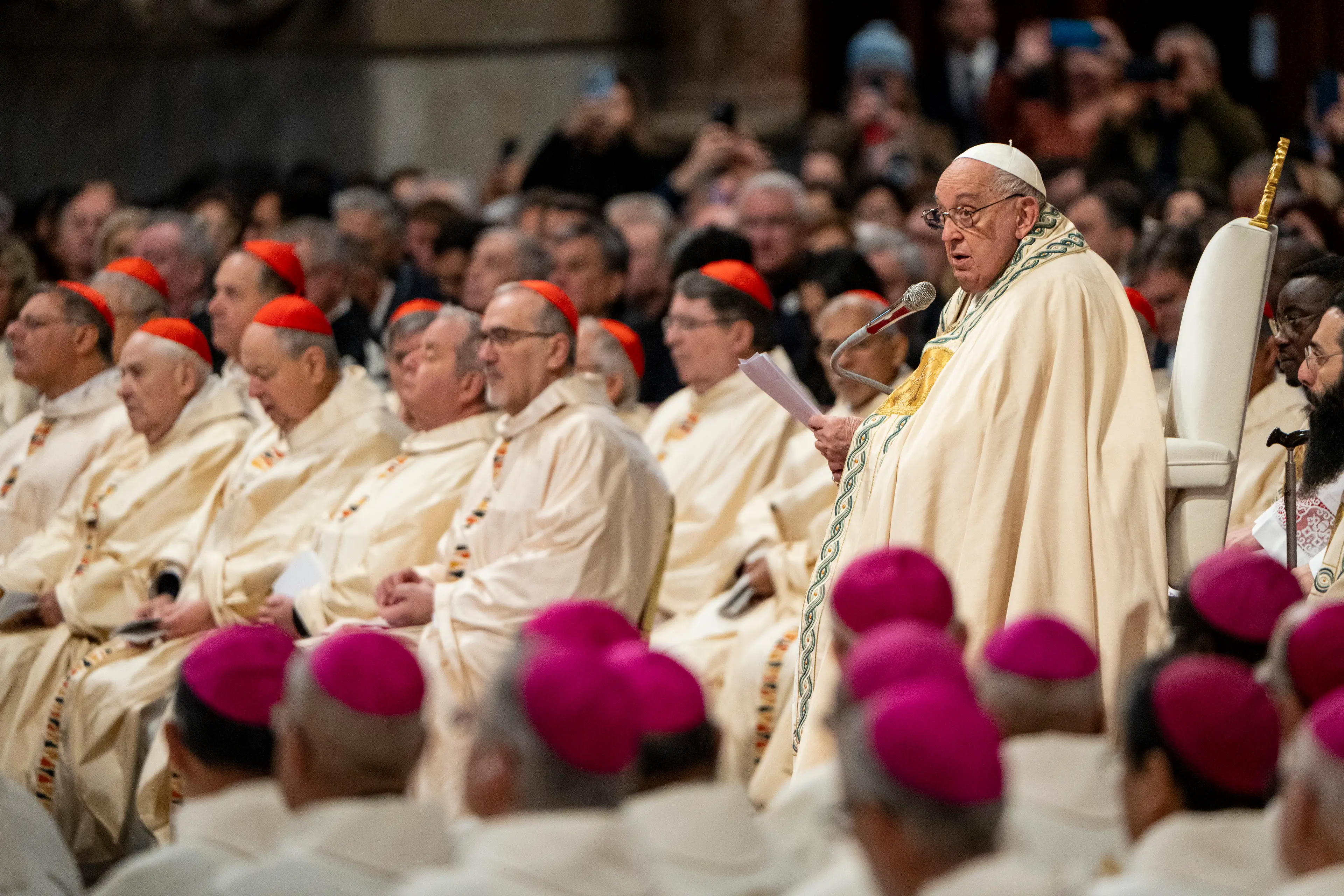 Nostradamus tipped 'a very old Pontiff' to die, though there's not long of 2024 to go (Stefano Costantino/SOPA Images/LightRocket via Getty Images)