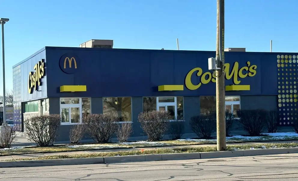 The first CosMc's location in Bolingbrook, Illinois.