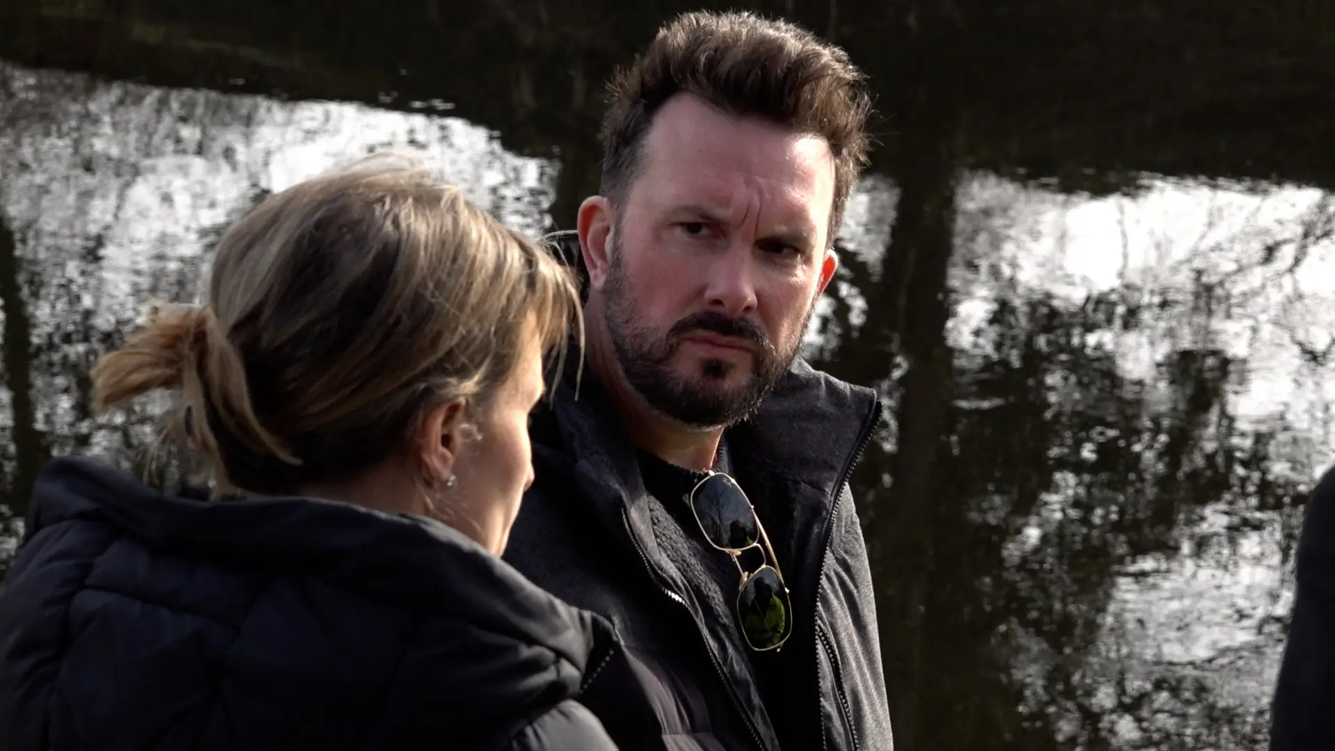 Nicola's partner, Paul Ansell, during the search for her (PA Wire / PA Images)