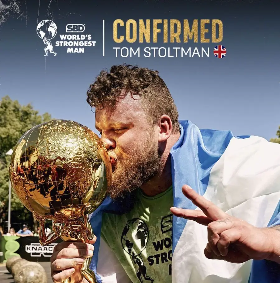 Stoltman has two World's strongest Man titles.