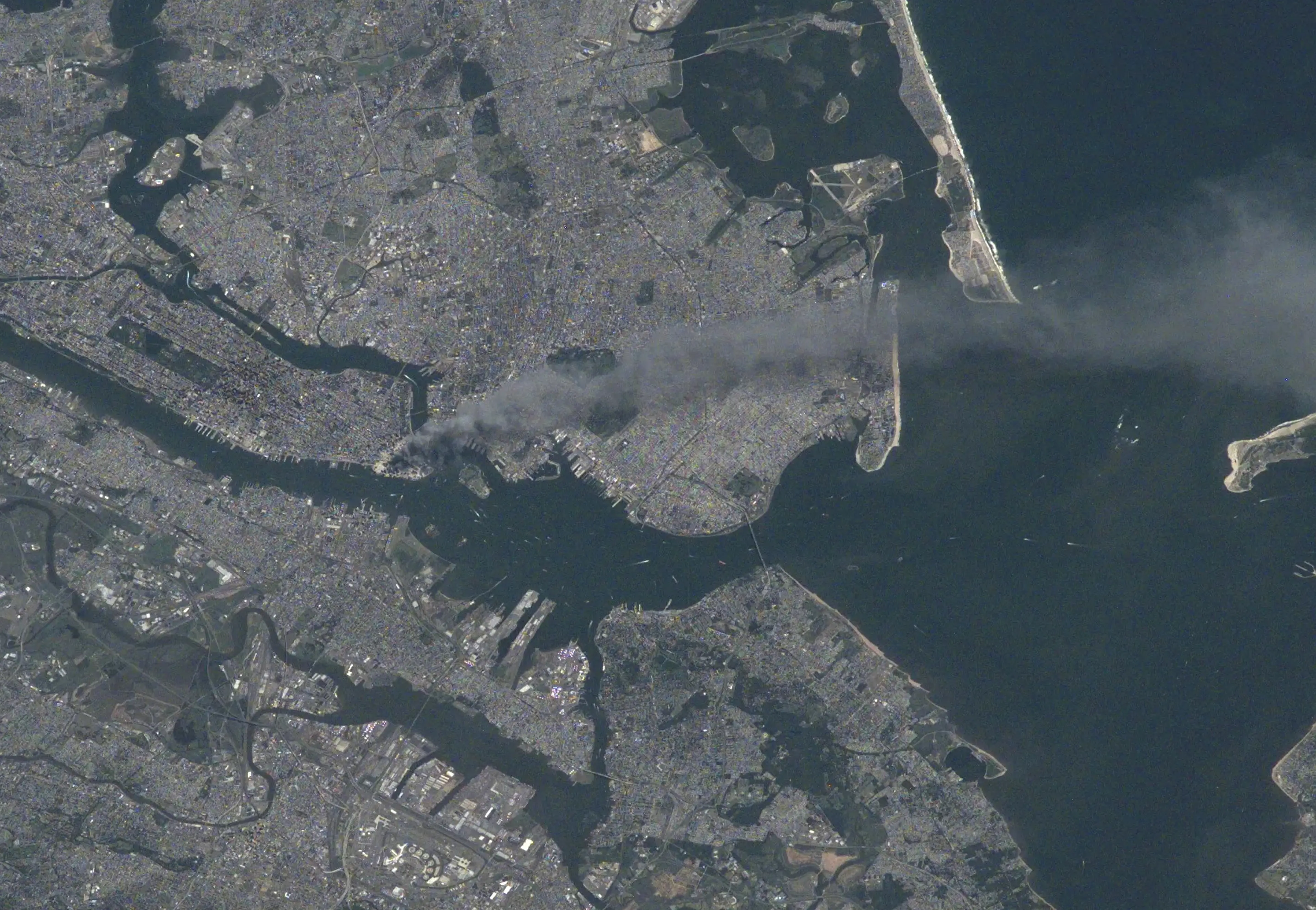 The astronaut caught a haunting sight on film (SWNS)