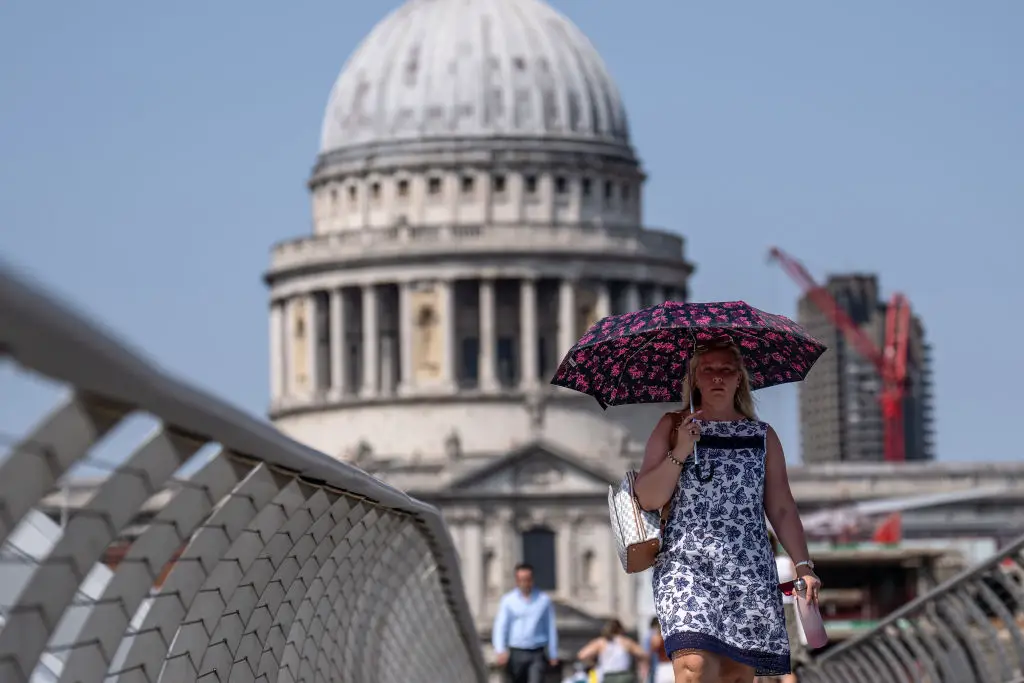 The last time the UK experience 40℃ was in 2022, but it could happen again in 2027 (Carl Court/Getty Images)