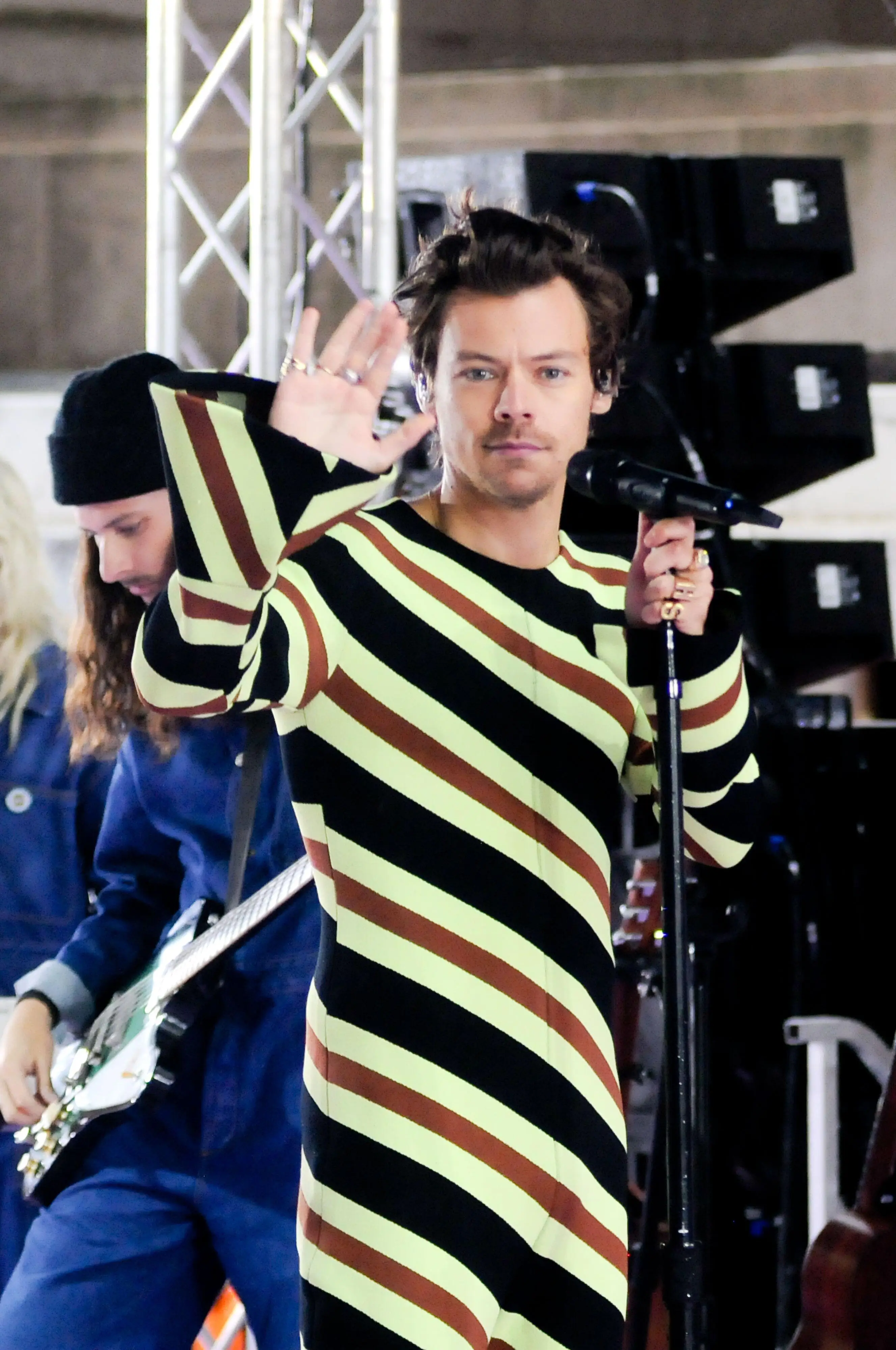 Styles is a terrific karaoke singer, apparently.