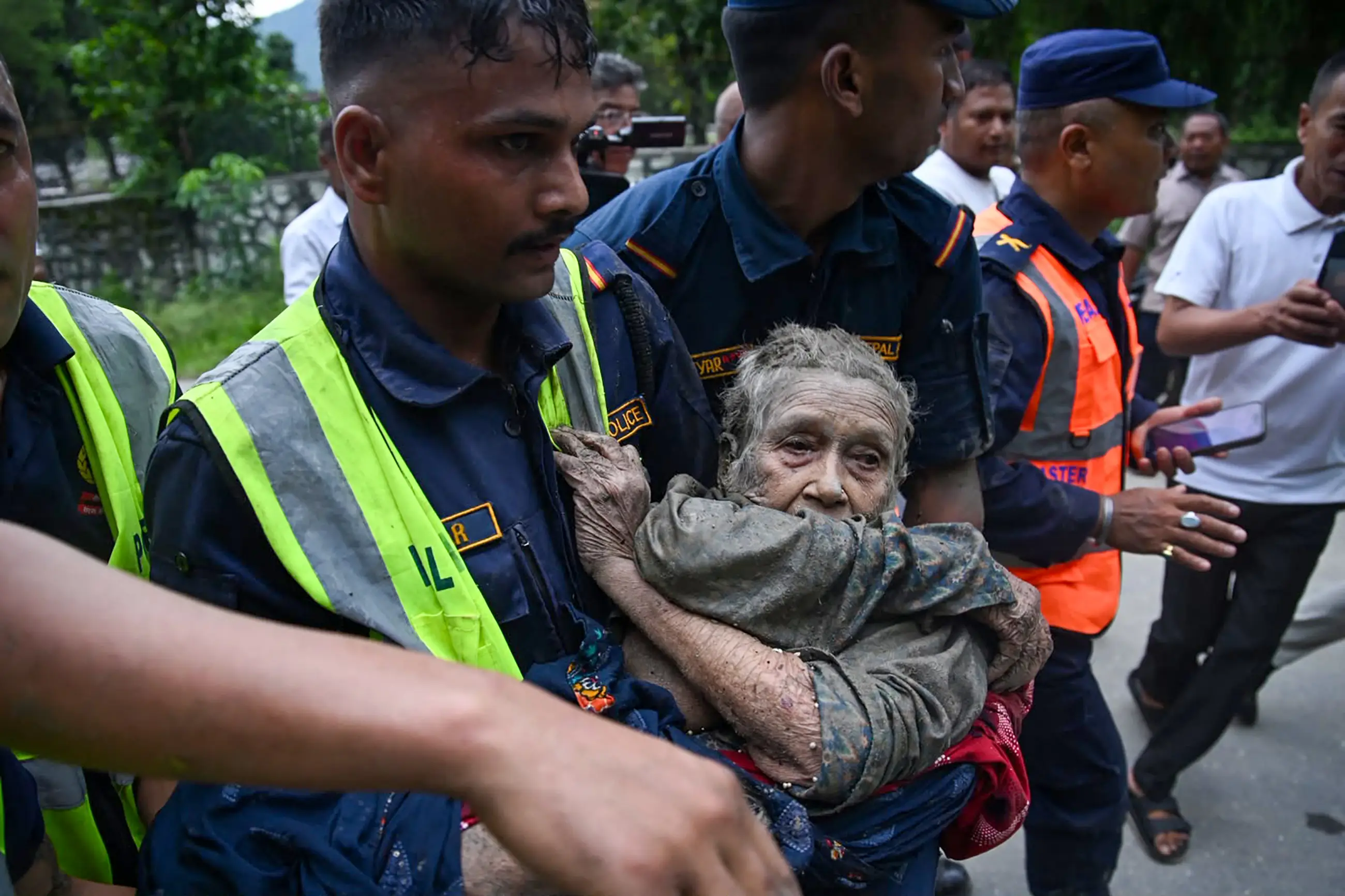 Rescue efforts will continue today (Prakash MATHEMA / AFP via Getty Images)