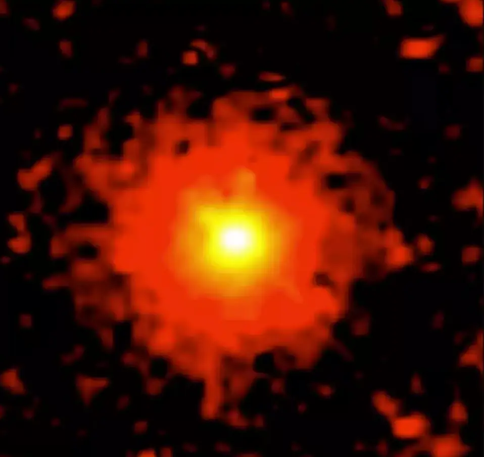 The comet is currently hurtling through our solar system at 130,000mph (NASA)