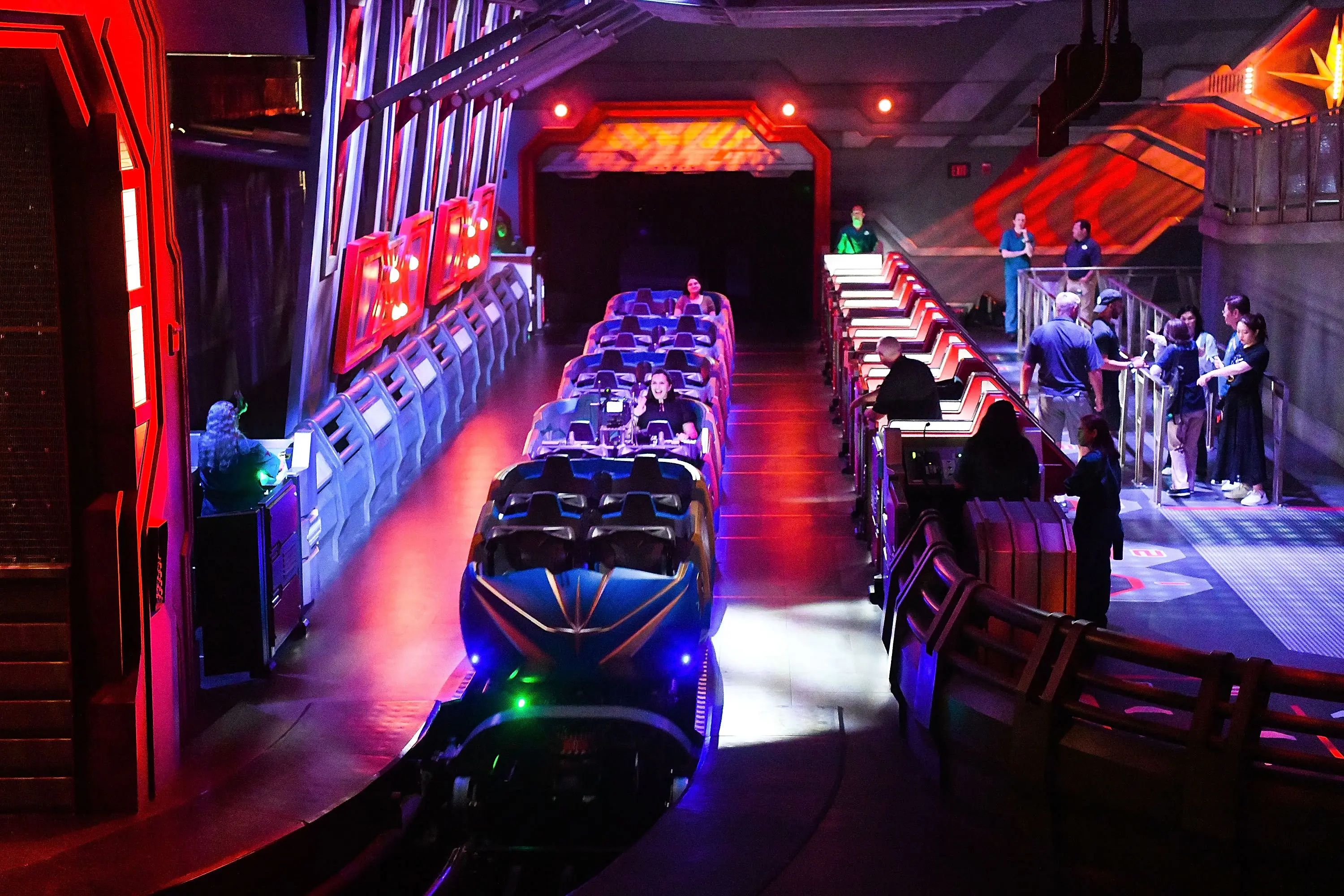 The family were on their 'favourite' Guardians of the Galaxy ride when the scary incident occurred (Gerardo Mora/Getty Images)