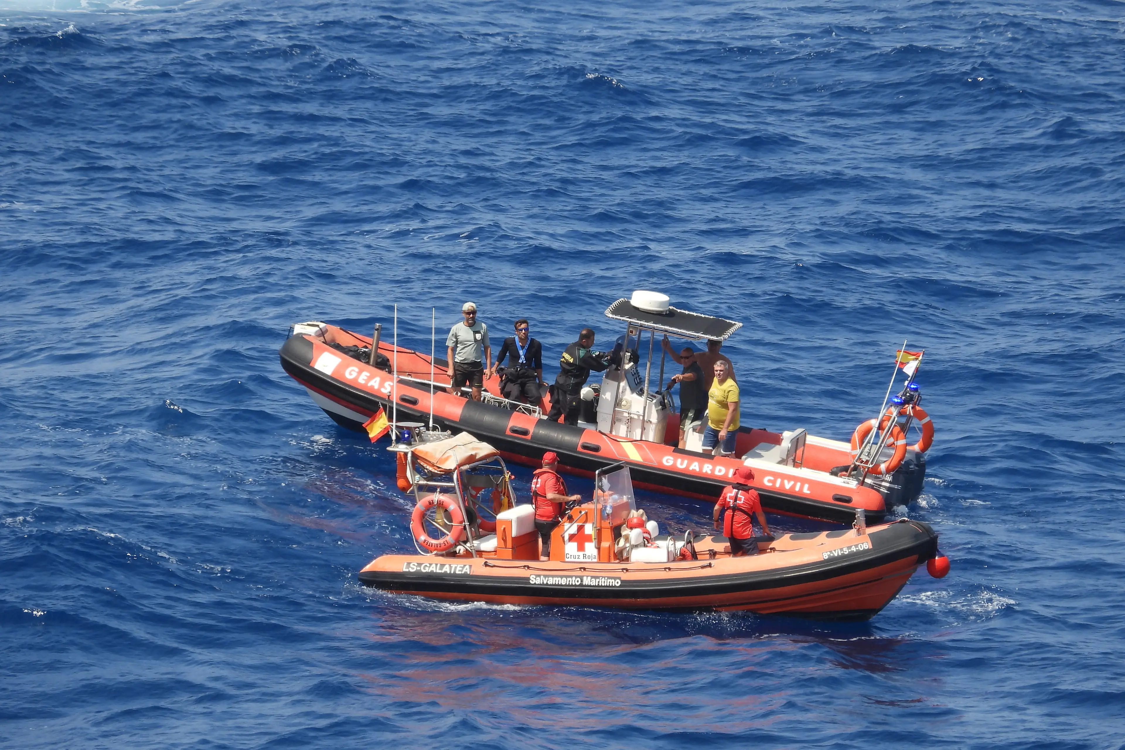 Officials announced they had recovered two bodies, thought to be a 60-year-old man and his 13-year-old son (Solarpix.com)