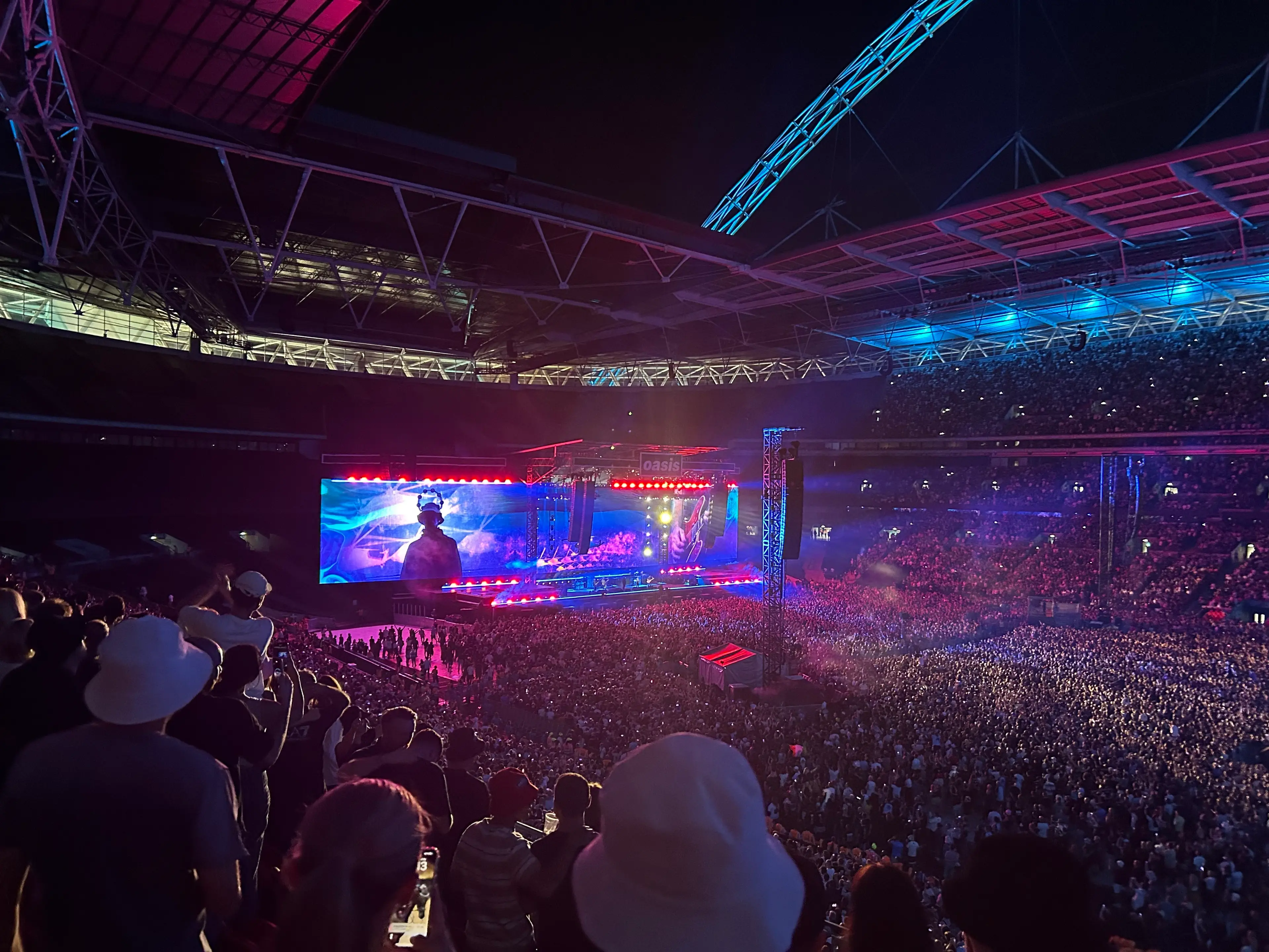 Oasis were on top form for their third Wembley gig (Dominic Smithers)