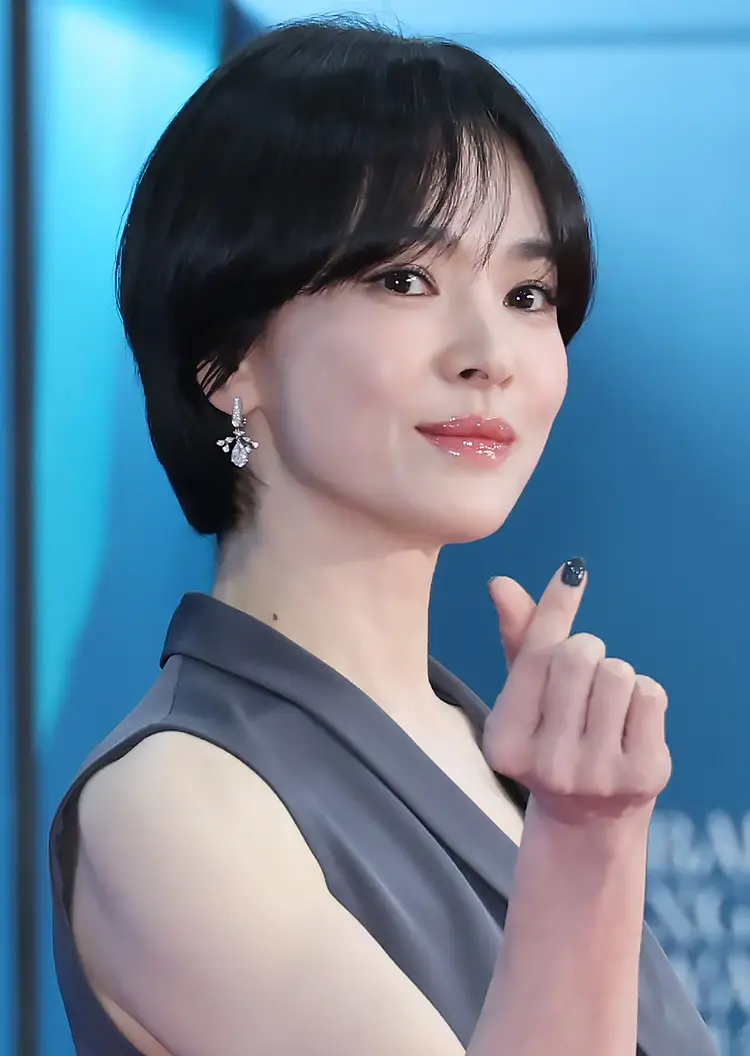 The South Korean actor Song Hye-kyo has had a long career in TV (HLL/Imazins via Getty Images)