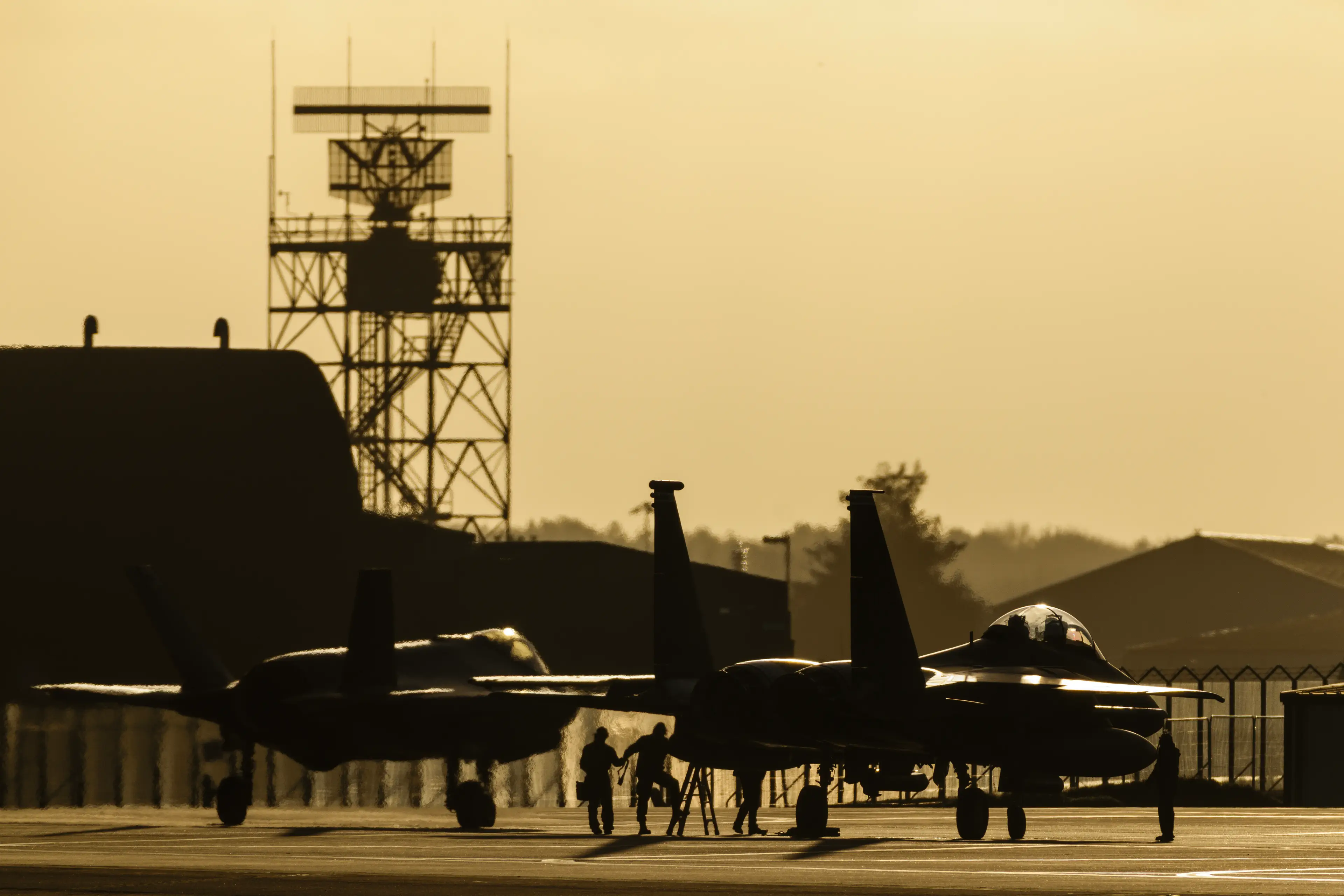 The RAF base in Mildenhall operates as a key US air force hub. (Dan Kitwood/Getty Images)