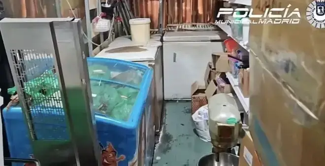 Inside the restaurant (Policia Muncipal de Madrid)