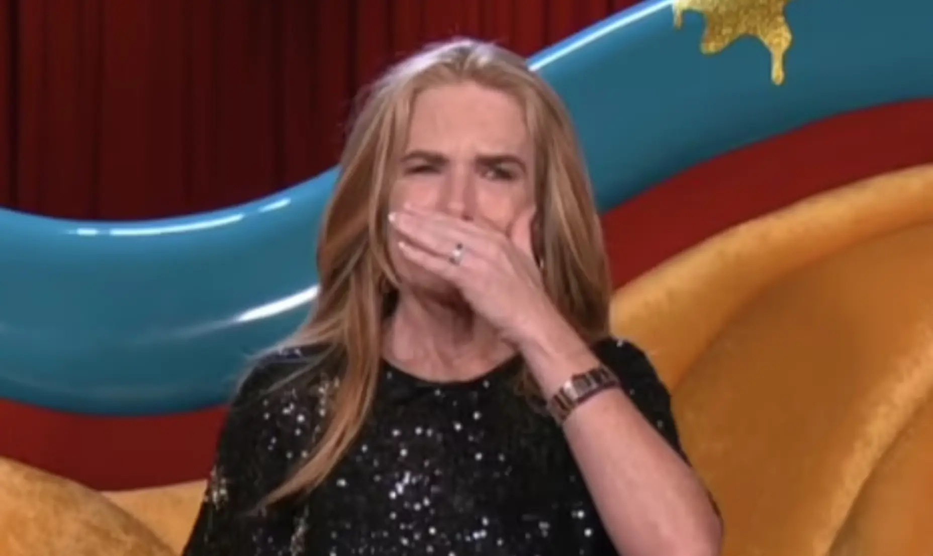 Palmer was left in tears by Rourke's comments (ITV)