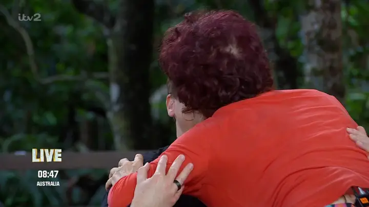 Ruby Wax locked lips with Dec (ITV)