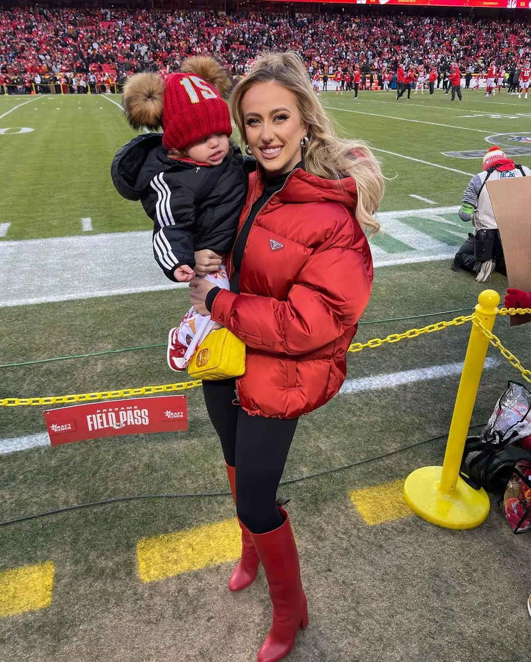 Patrick wed Brittany last year.