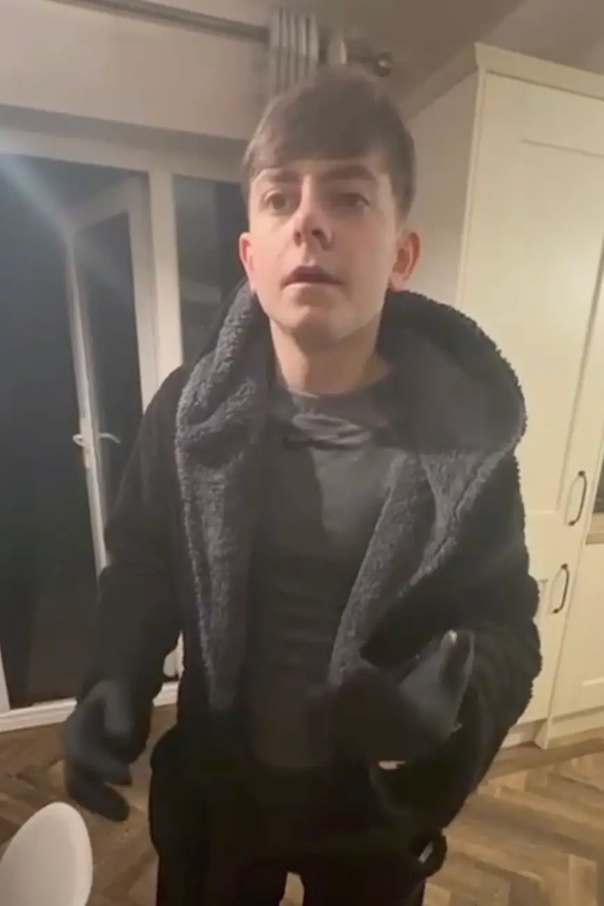 The teenager could barely string a sentence together (SWNS)