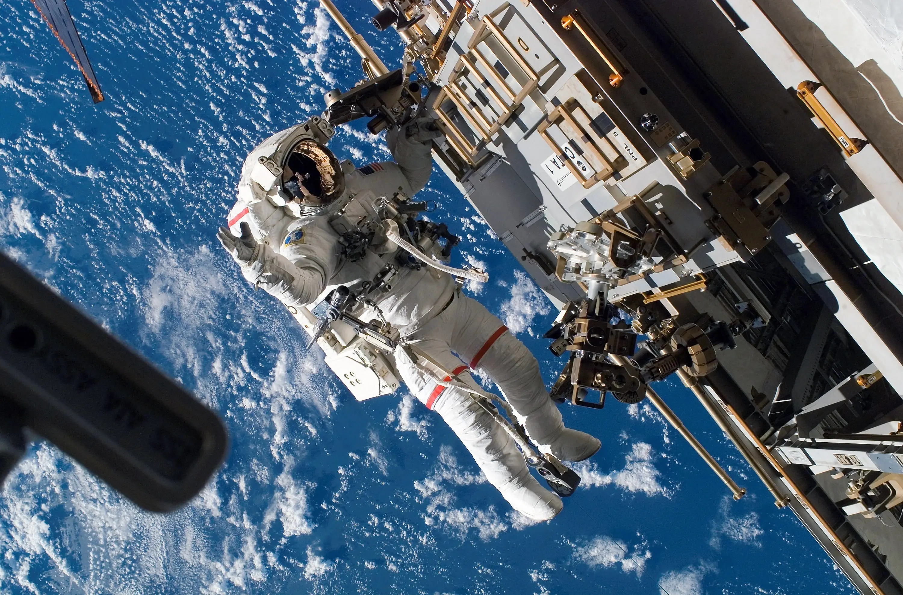 Astronauts have to conduct spacewalks to complete experiments as well as making observations or repairs (NASA via Getty Images)