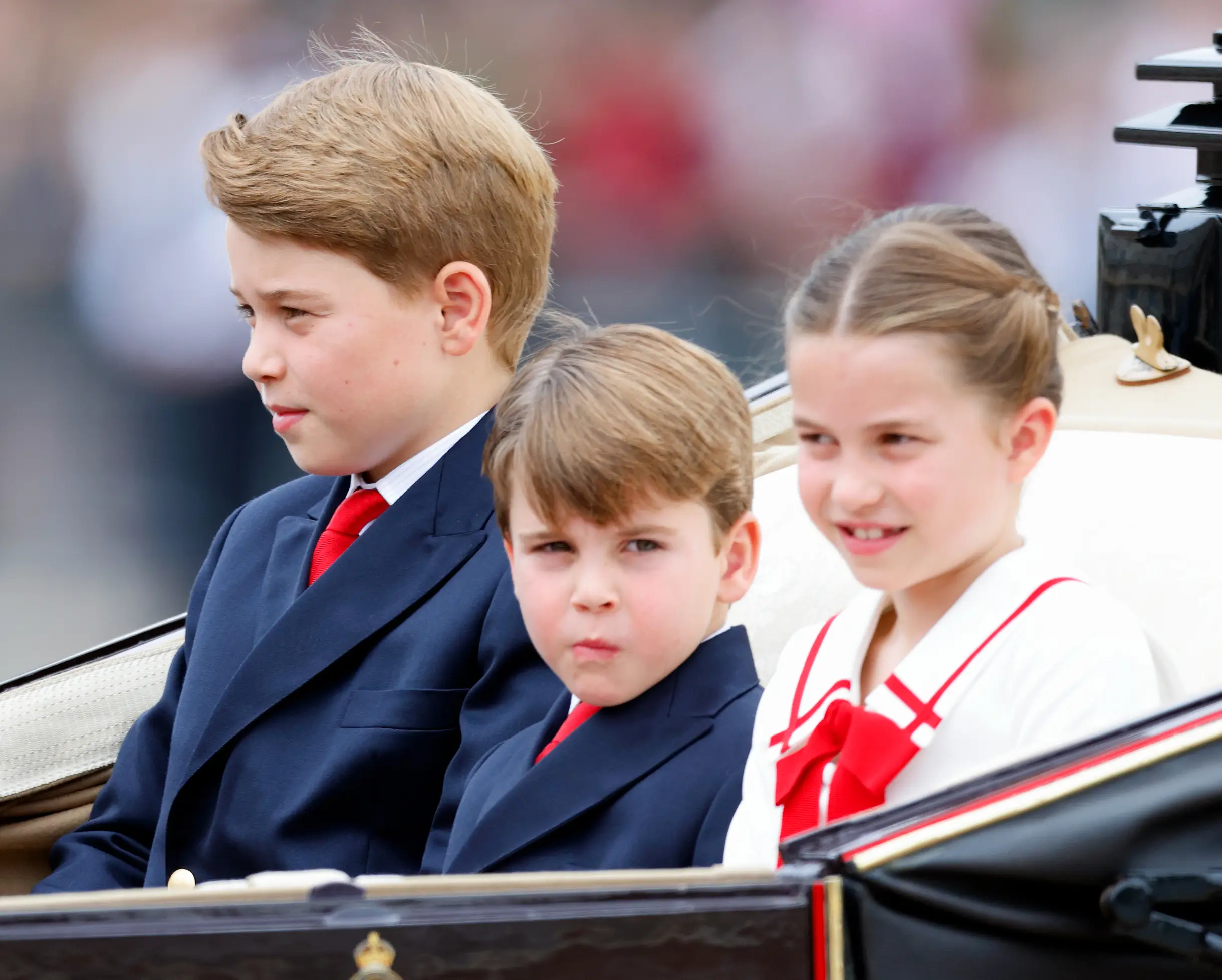 The family attended Trooping the Colour this weekend. (Max Mumby/Indigo/Getty Images)