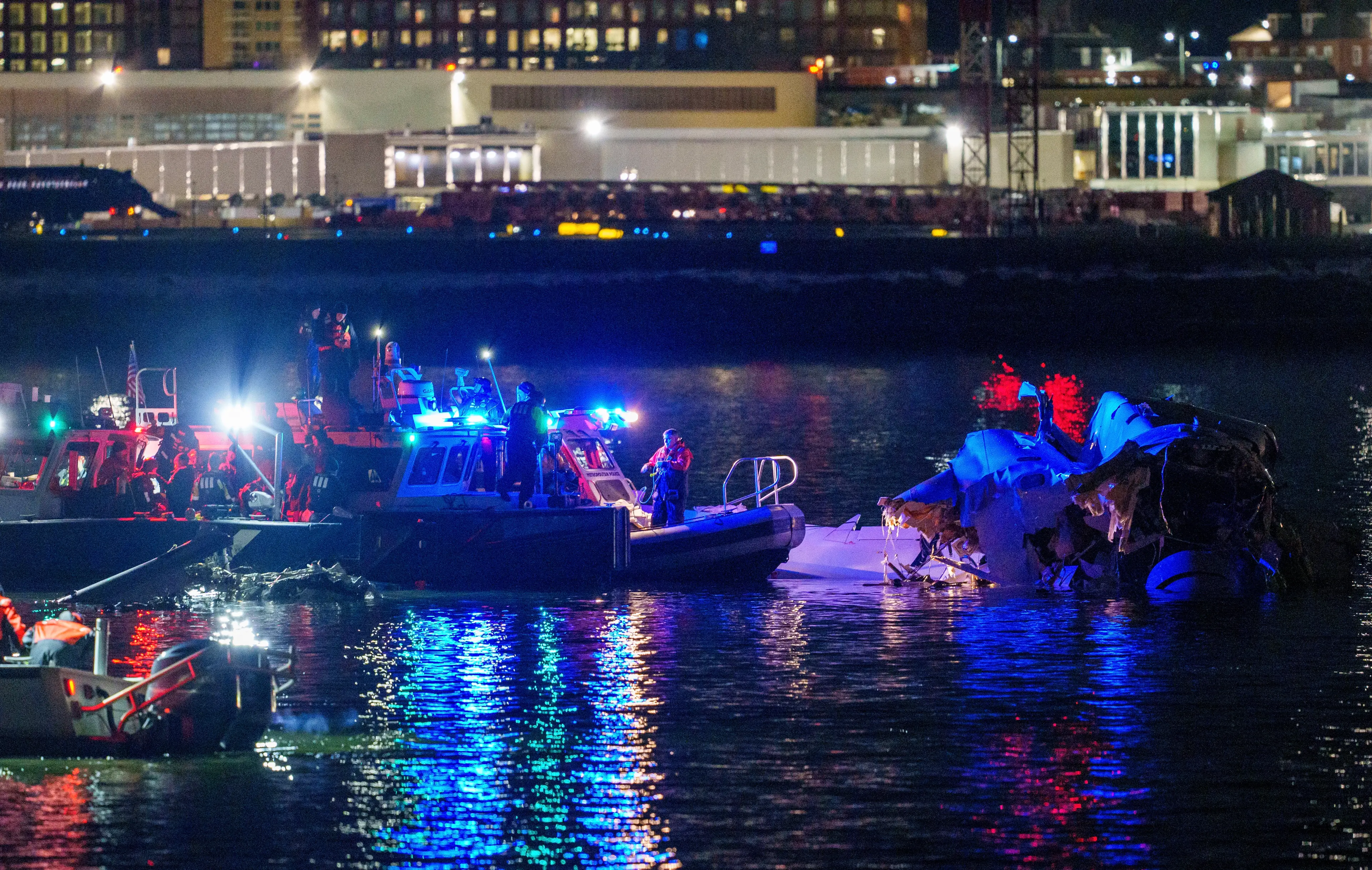 Rescue efforts remain underway in Washington DC (Andrew Harnik/Getty Images)