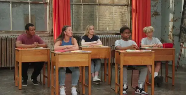 A group of teenagers were discussing penis size on Naked Education.